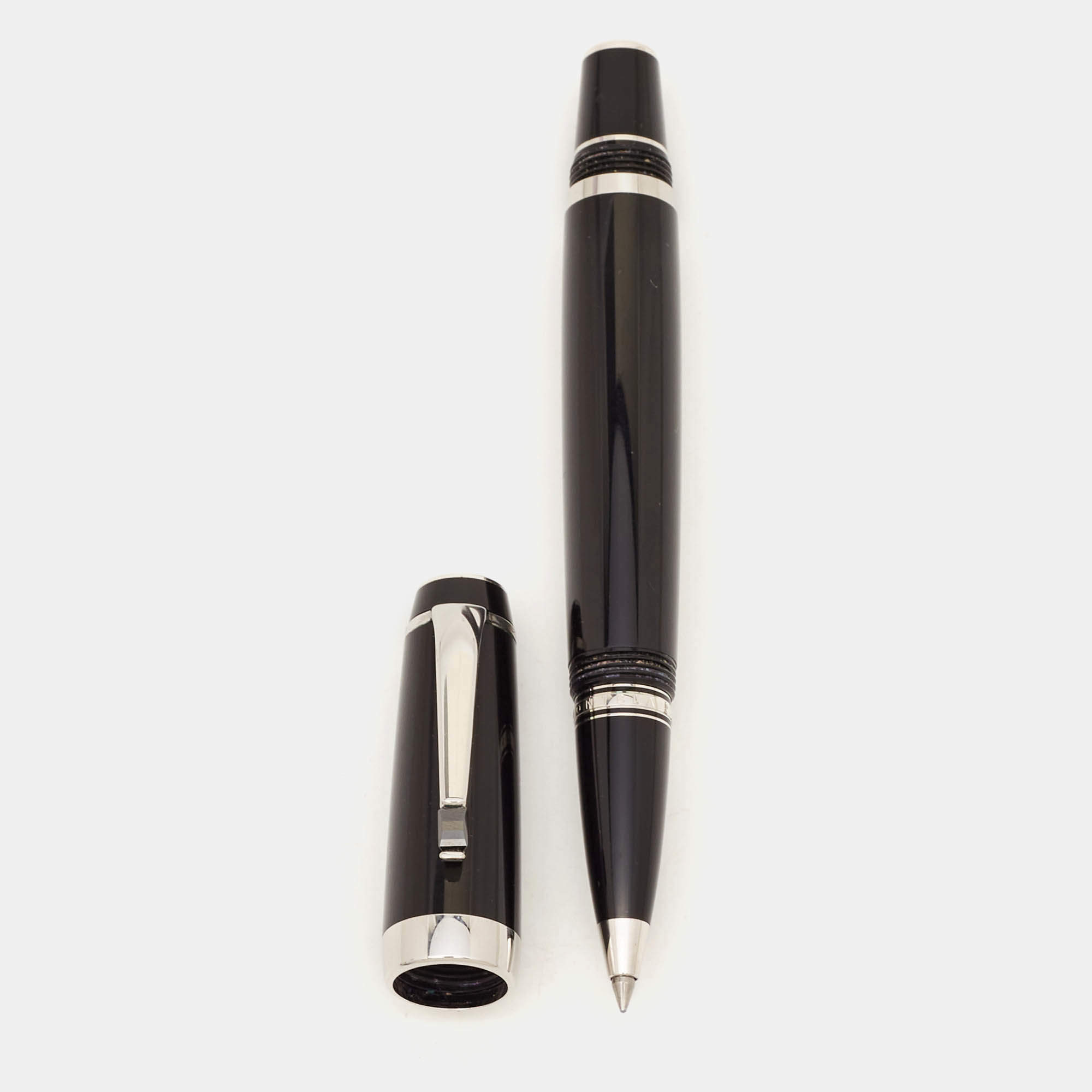 Montblanc Boheme Onyx Black Resin Silver Tone Rollerball Pen