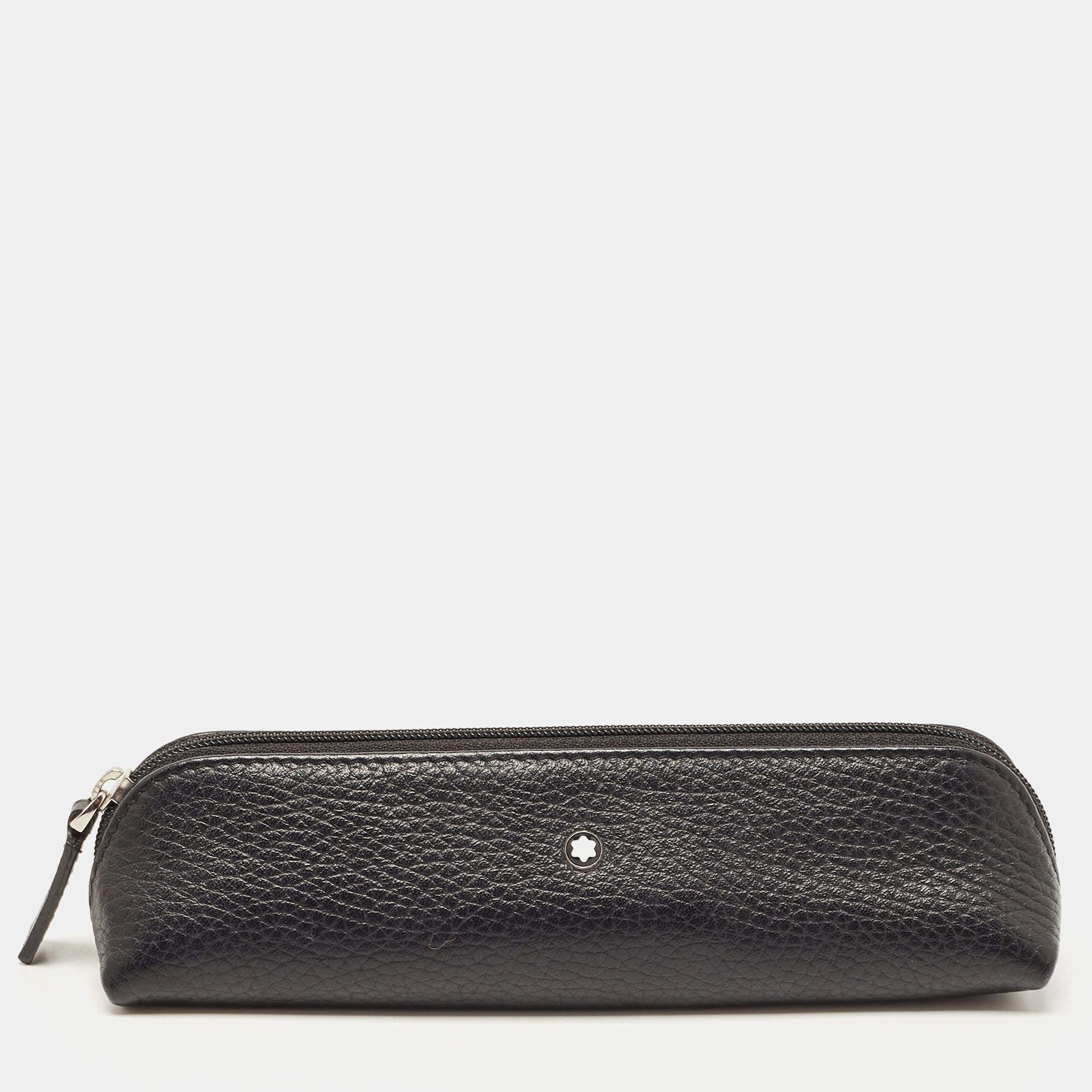 Pre Owned Montblanc Black Meisterstück Leather Pen Pouch