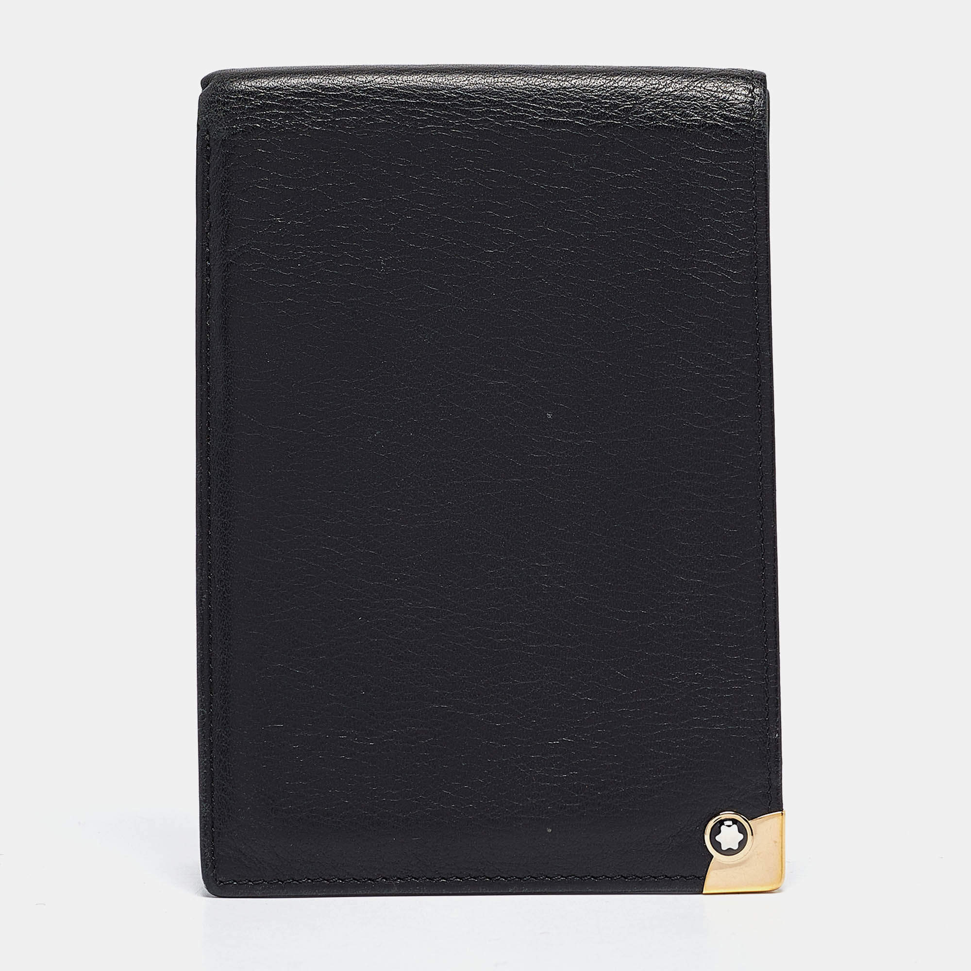 Montblanc Black Leather Meisterstuck Bifold Wallet