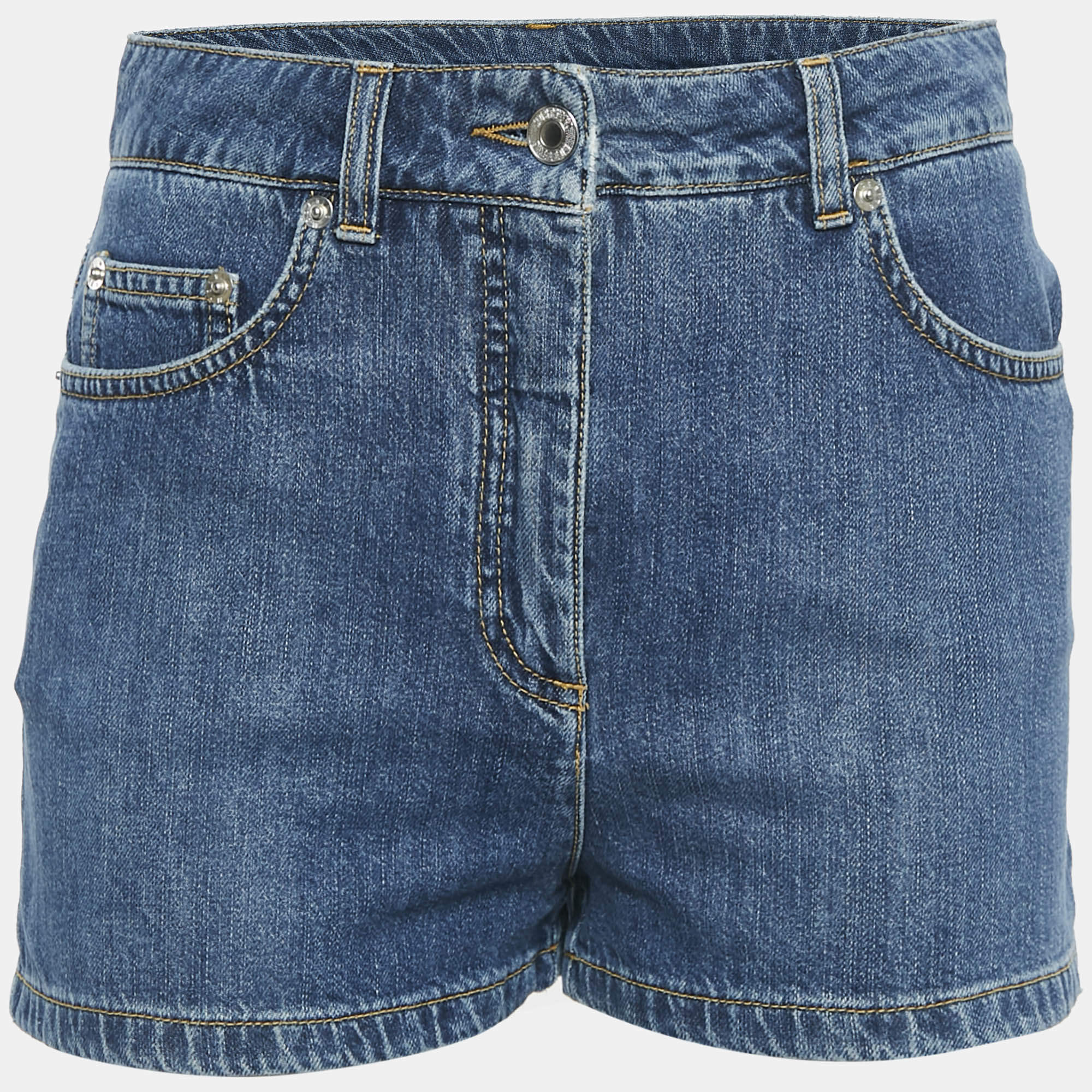 Moschino Couture Blue Denim Shorts S