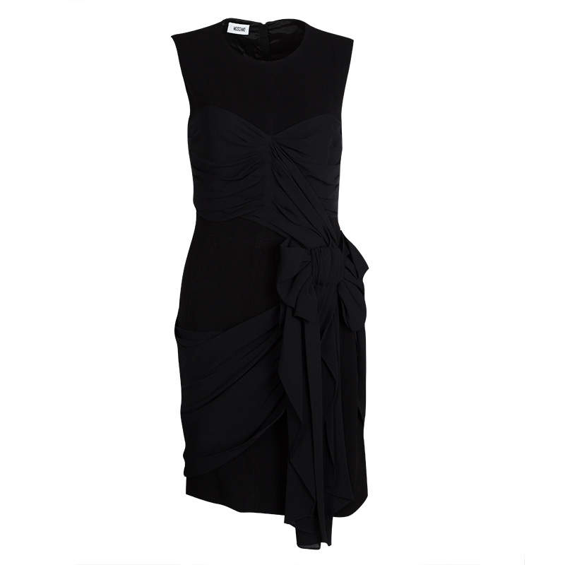 moschino black dress