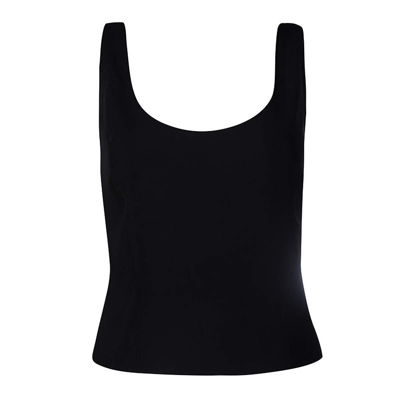 Moschino Couture Black Sleeveless Crop Top M
