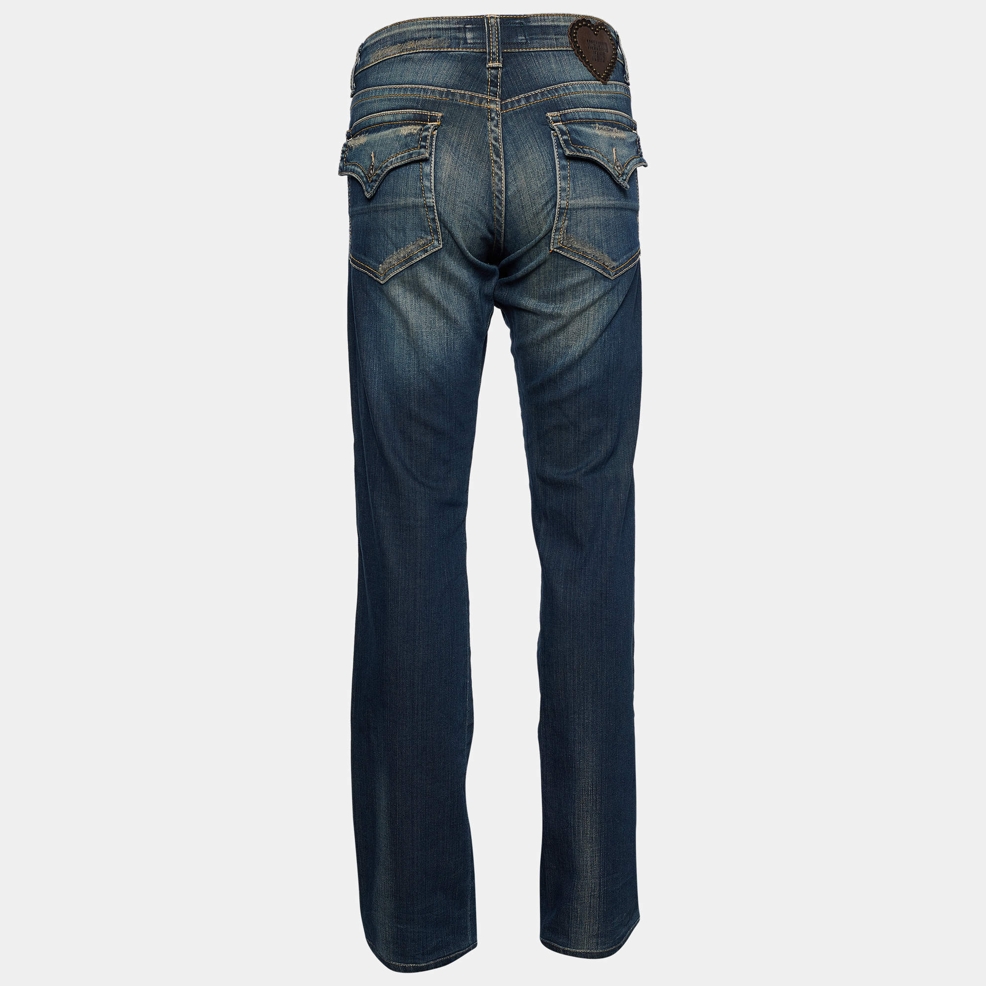 【関税&送料込】Moschino Laurel Crown Patch Denim Pants Moschino | Jeans | Moschino Laurel Crown Patch Denim Pants