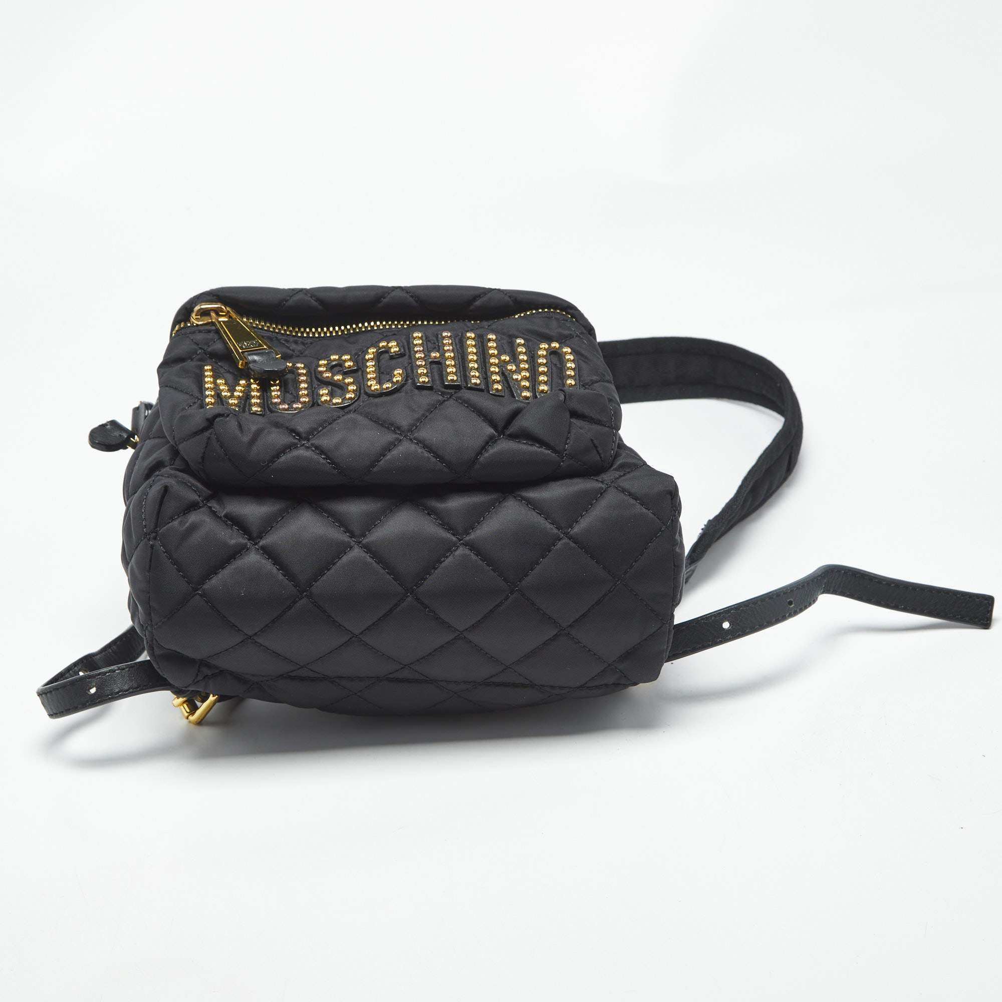 【送料&関税込】Moschino Mini Quilted Backpack Moschino Mini Quilted Backpack