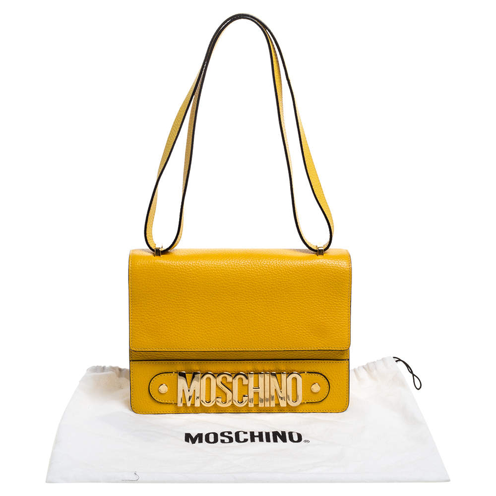 moschino yellow bag