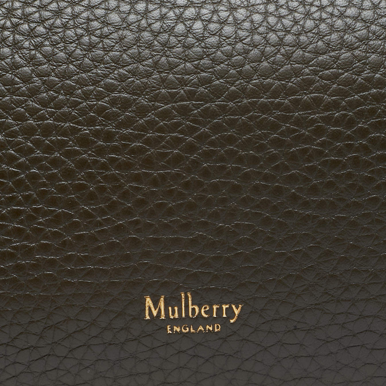 Pre Owned Mulberry Olive Green Leather Iris Top Handle Bag