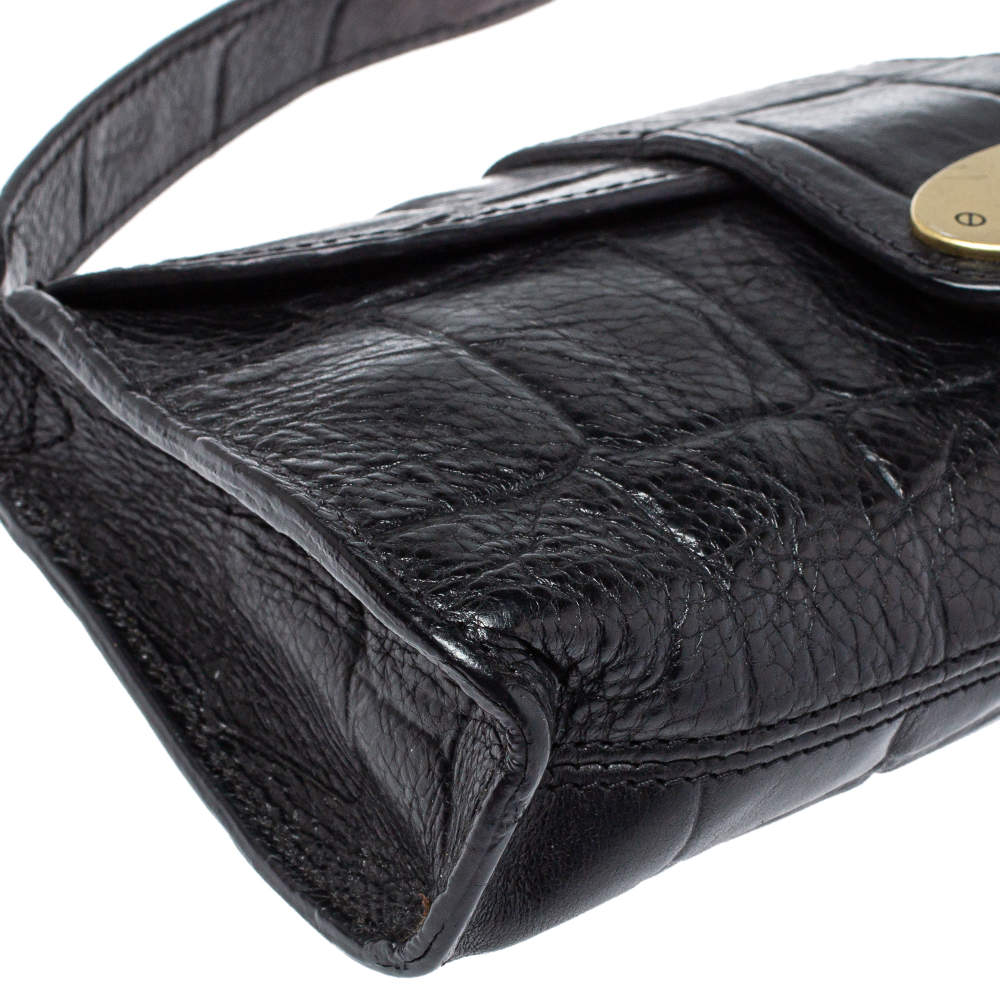 Mulberry - Antony Croc-Effect Leather Messenger Bag - Black Mulberry