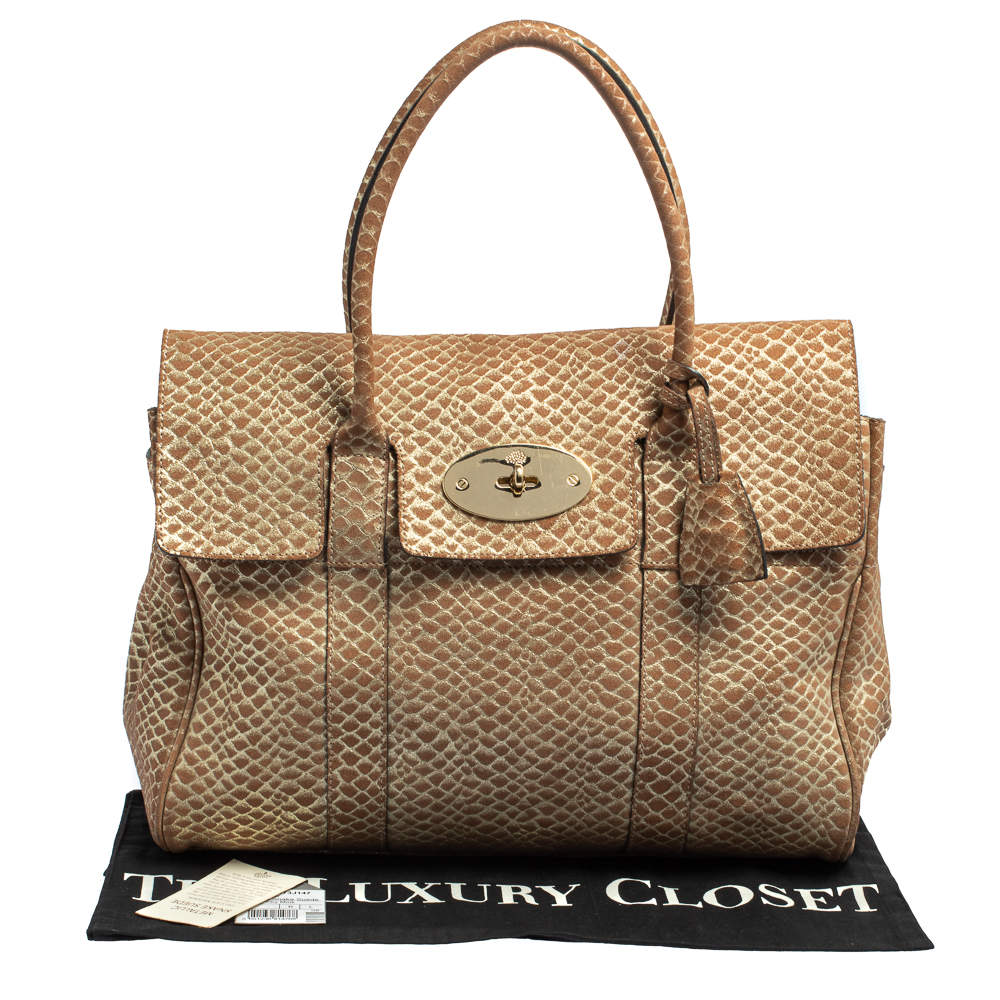 Mulberry snakeskin bag on sale