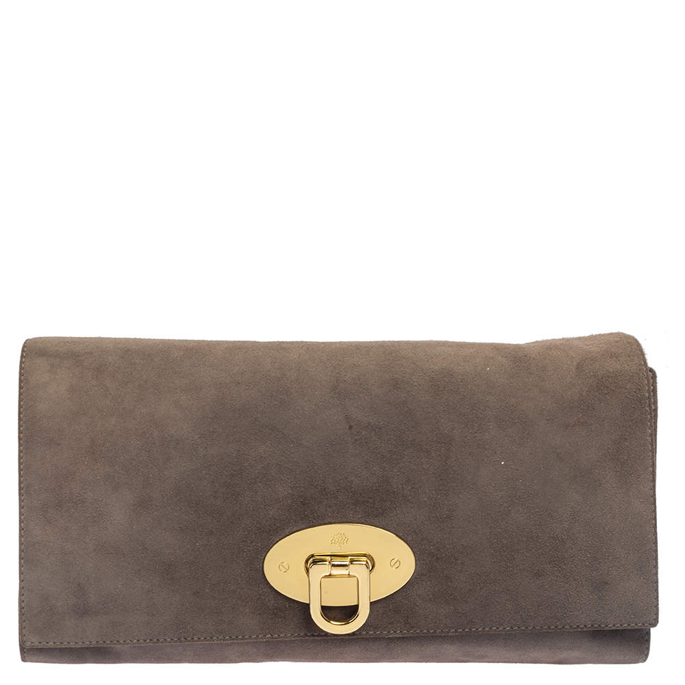 Suede Oversized Ava Bag - Khaki Suede