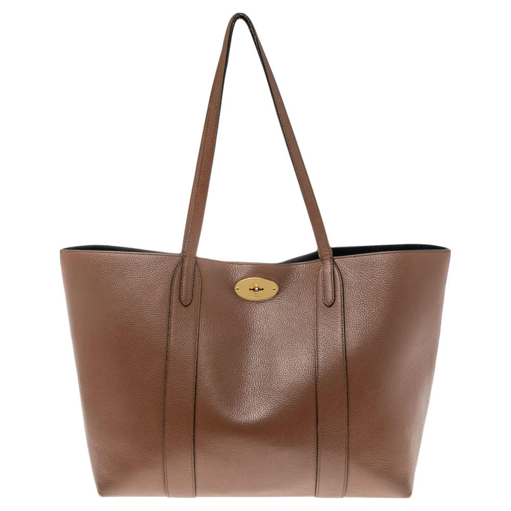 Pre Owned Mulberry Brown Leather Bayswater Tote