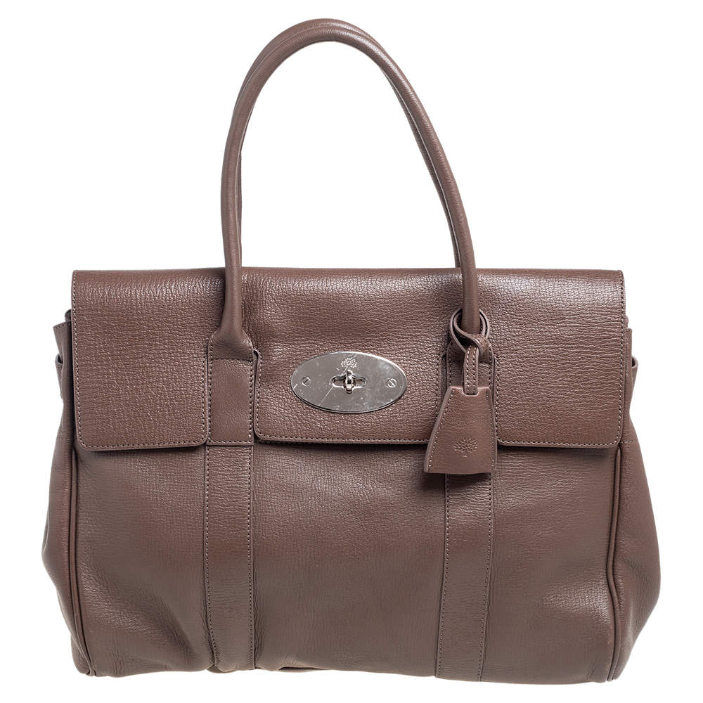 Mulberry Brown Leather Bayswater Satchel