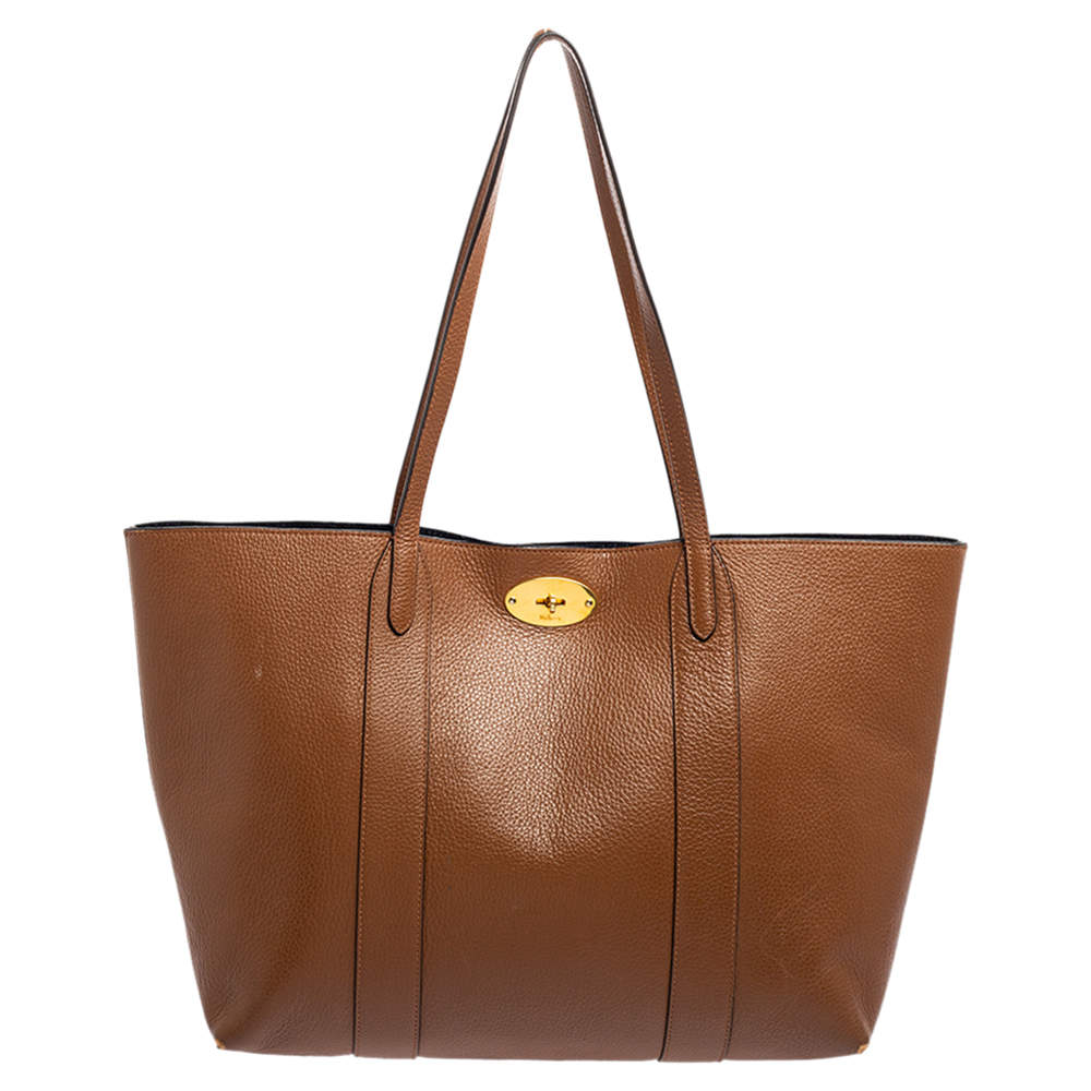 Pre Owned Mulberry Brown Leather Bayswater Tote 