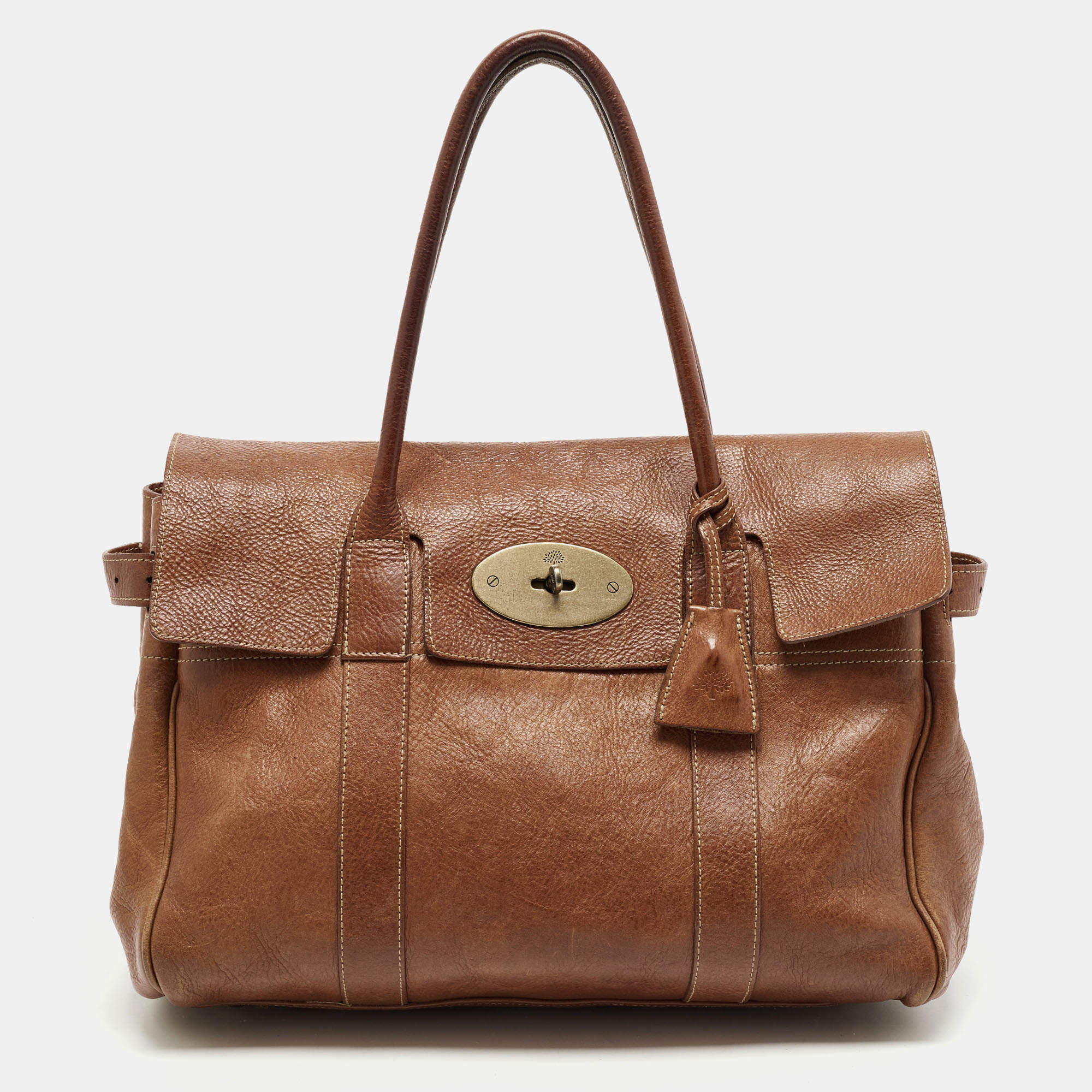 Mulberry Brown Leather Bayswater Satchel