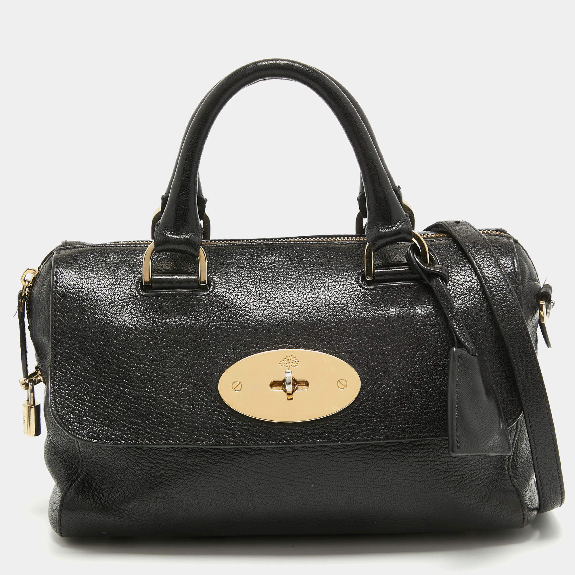 Mulberry Black Leather Del Rey Bag