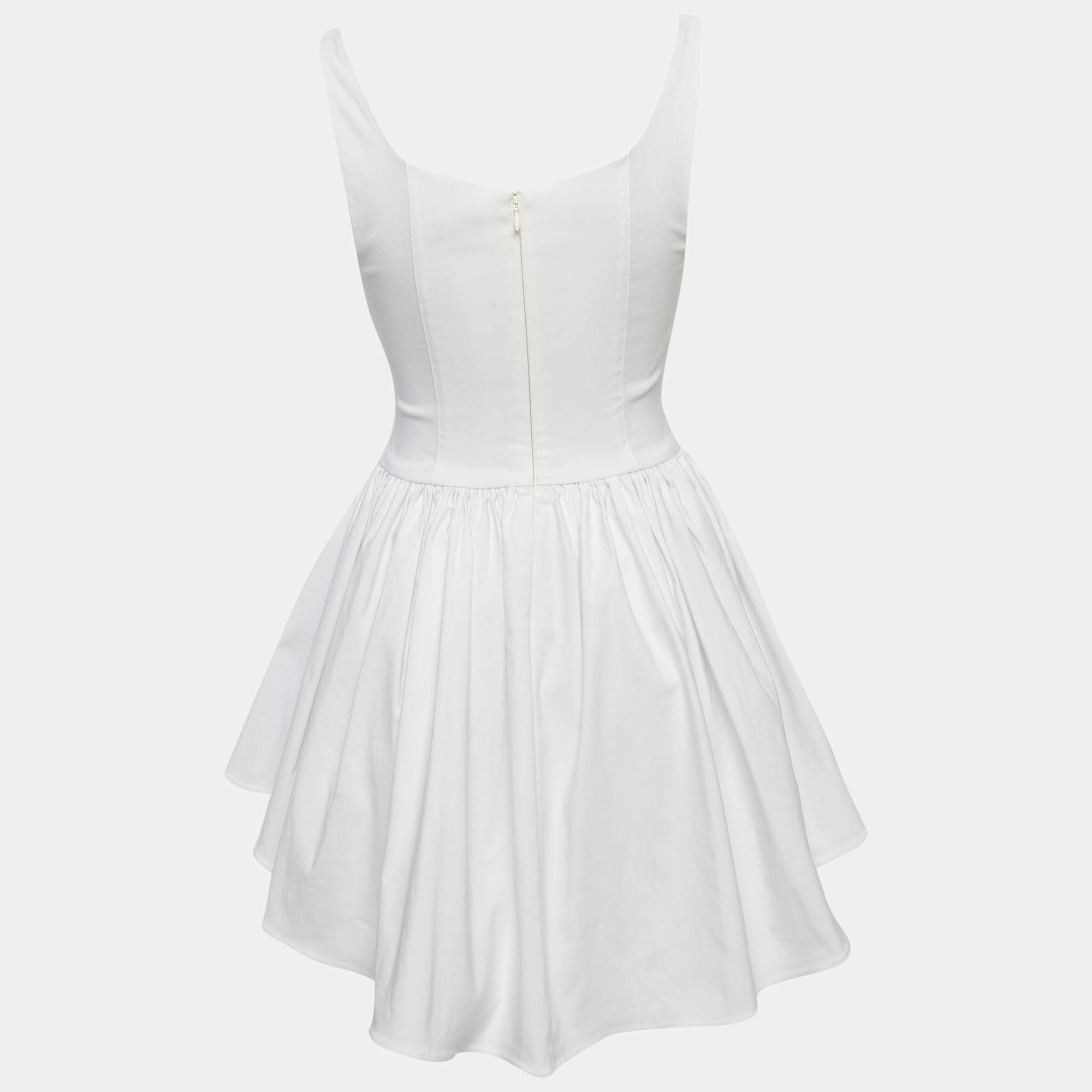 nbd white corset dress NBD White Stretch Crepe Corset Mini Dress XS