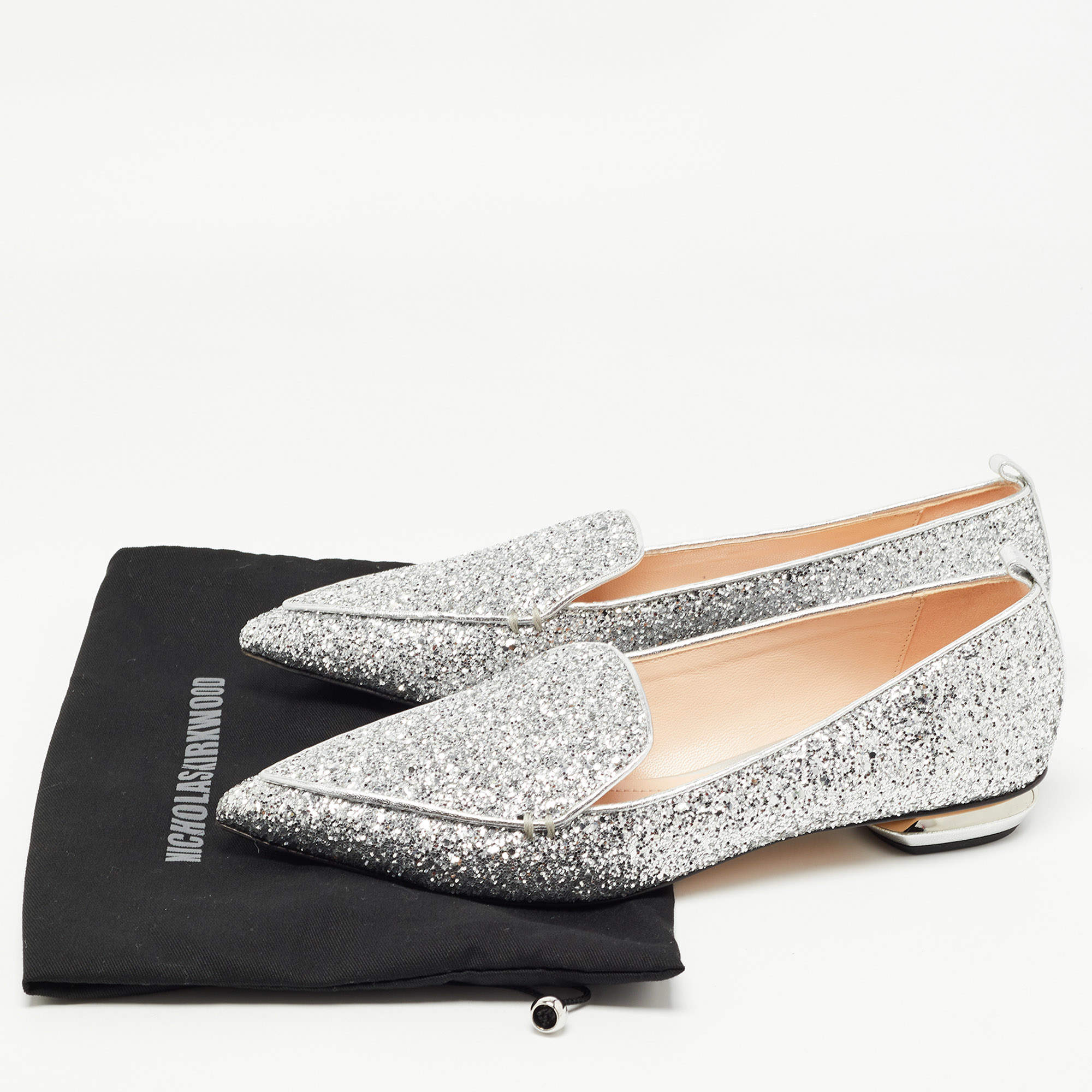 NICHOLAS KIRKWOOD Beya glitter loafers · VERGLE