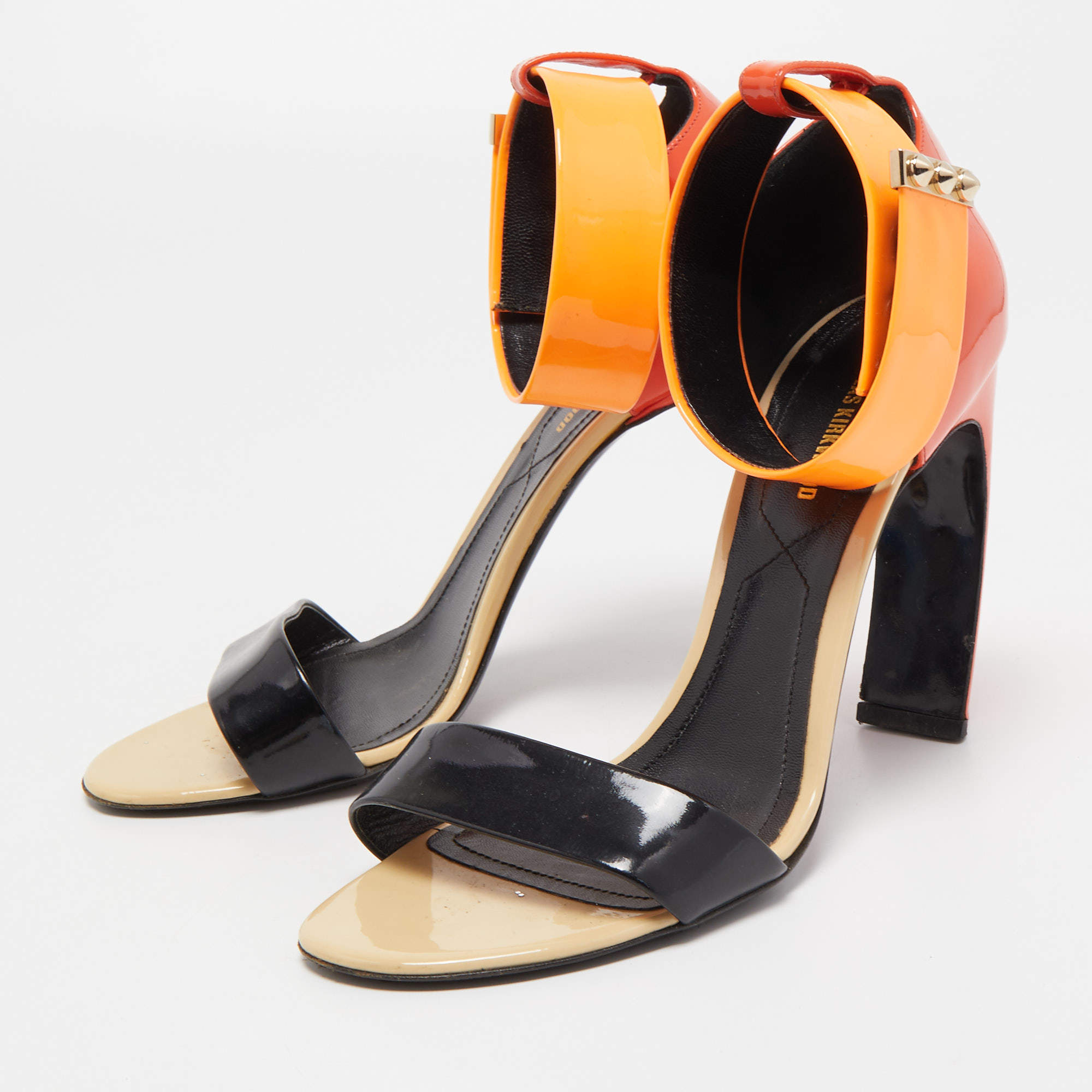 Nicholas Kirkwood Black Suede Lola Pearl Sandals Nicholas Kirkwood