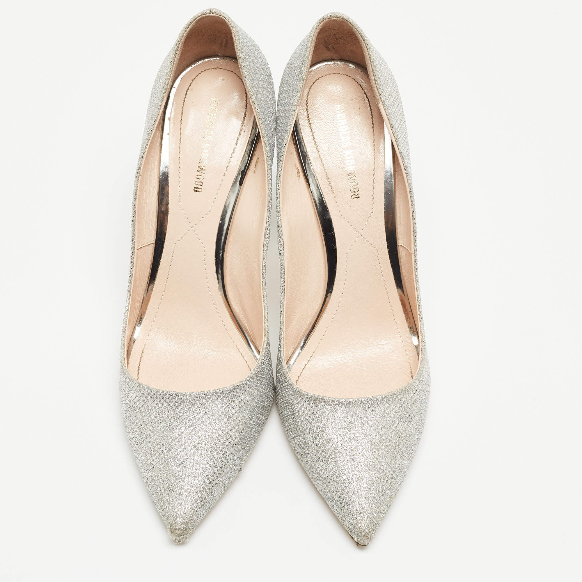 Nicholas Kirkwood // Pink Leather Pearl Pointed Toe Pump – VSP Consignment