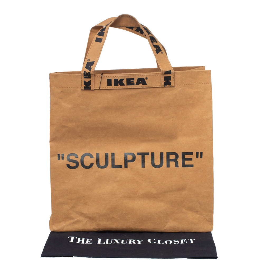 Off-White x Ikea Brown Markerad Sculpture Bag M Off-White | The Luxury  Closet