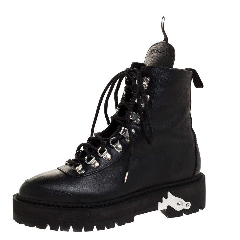 off white black hiking boots
