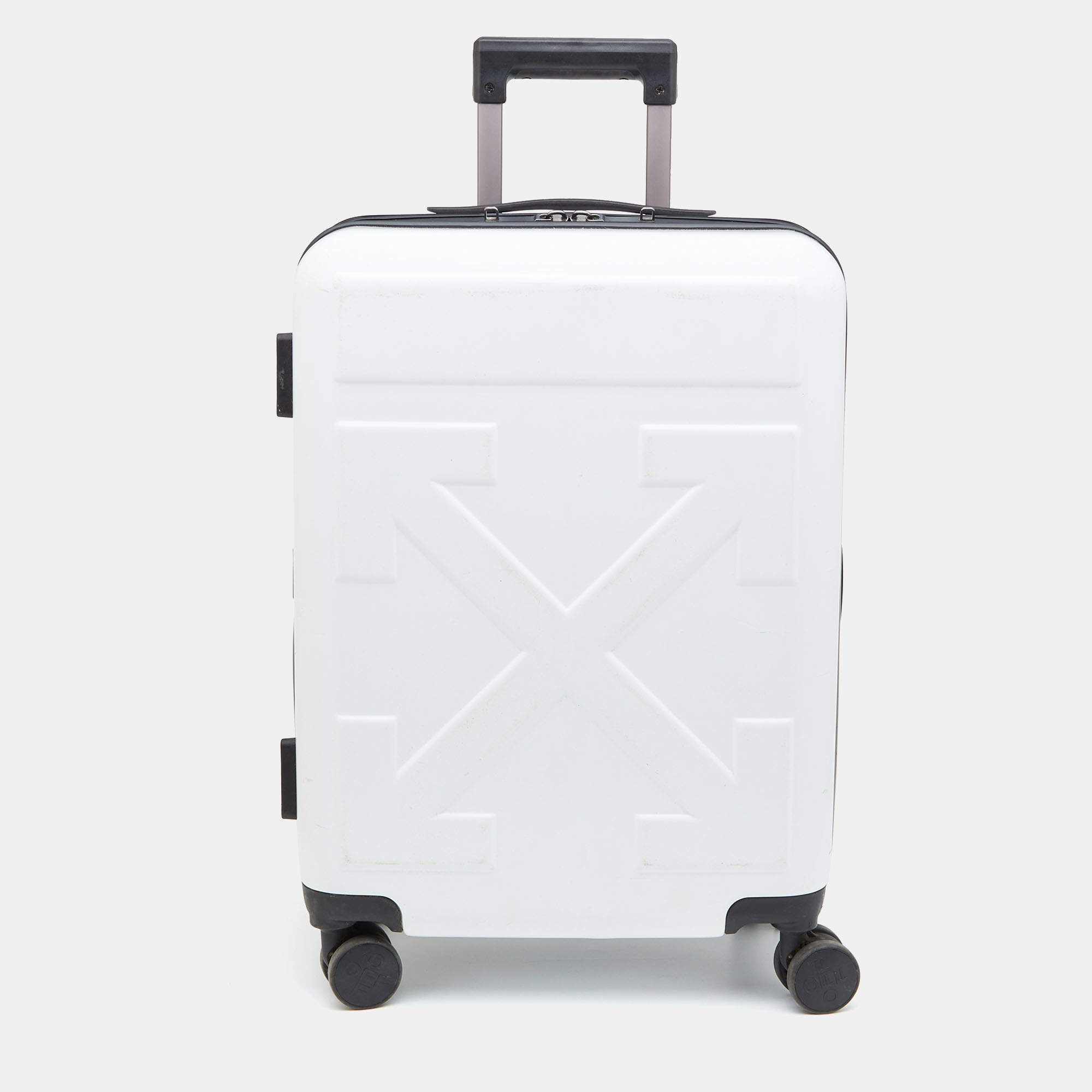 Pre Owned Off-White x Rimowa White PVC Virgil Abloh Suitcase