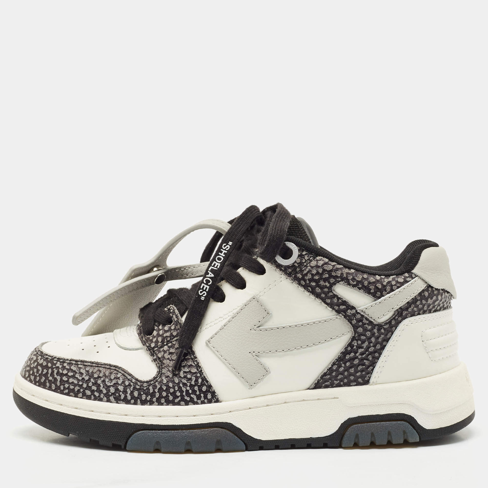 Off-White Multicolor Leather Out Of Office Sneakers Size 36