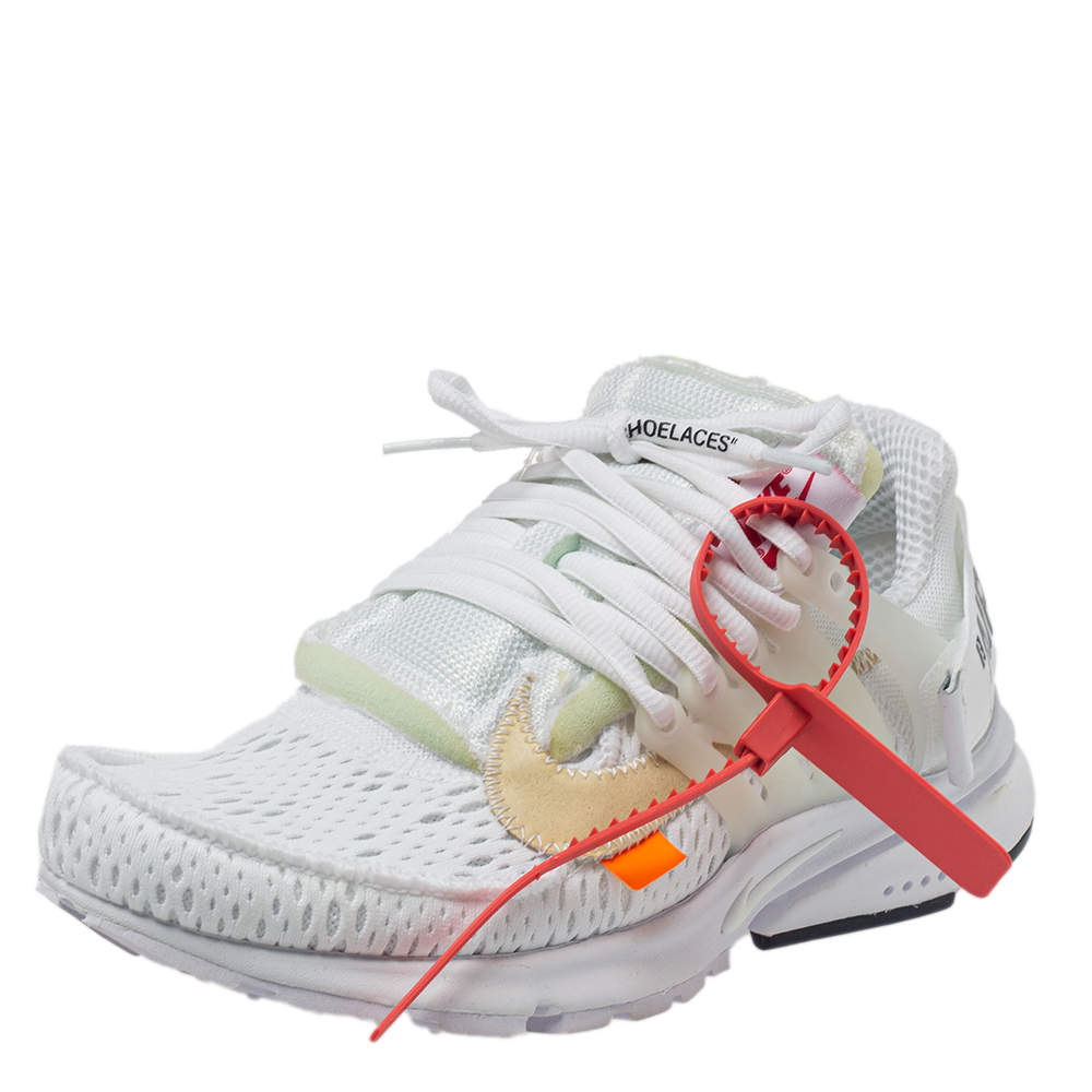 Off-White x Nike Fabric And Rubber Air Presto Lace Up Sneakers Size 38.5 Off -White x Nike | TLC