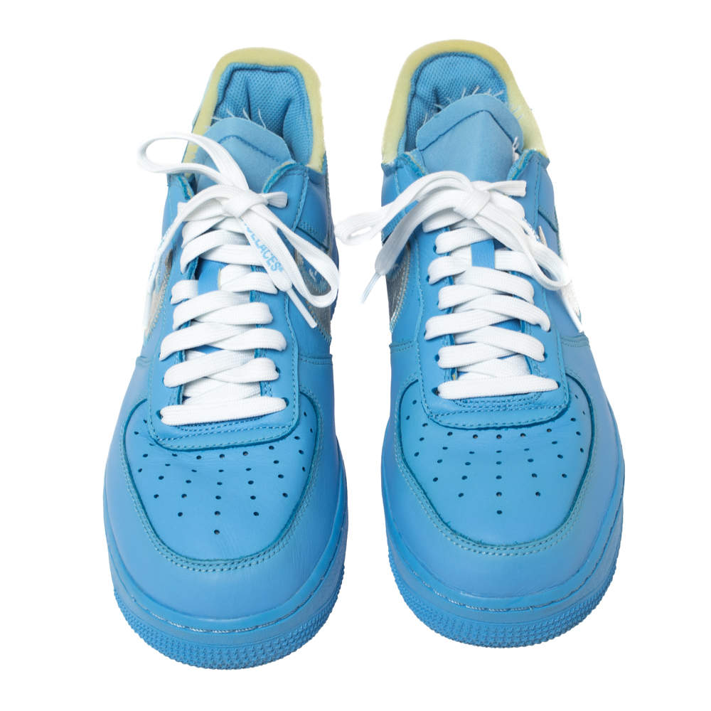 Off white air force 1 baby blue best sale