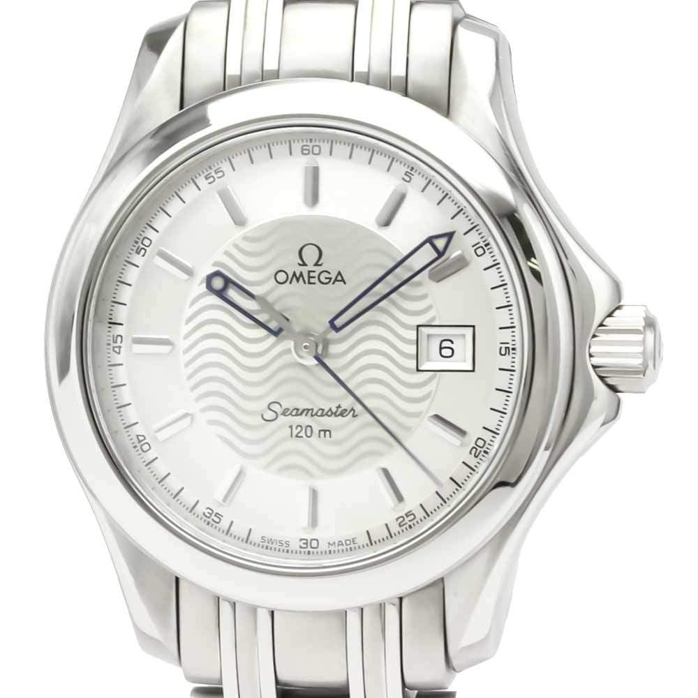 Pre Owned Omega Silver Stainless Steel Seamaster 2581.31 Women's Wristwatch 26MM