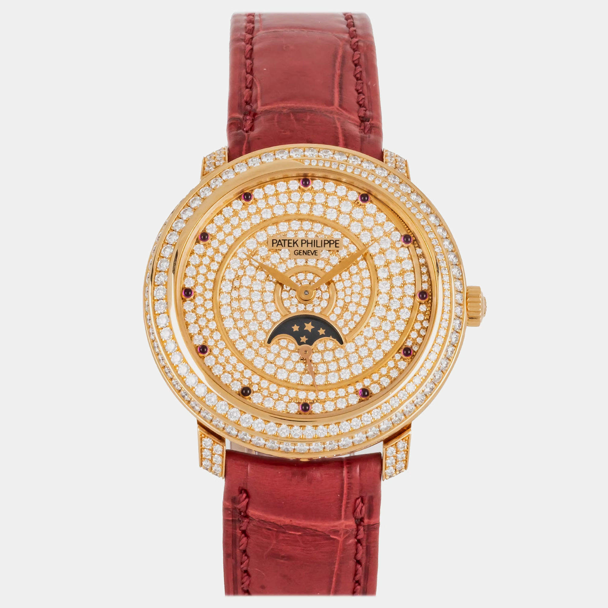 Pre Owned Pre-Owned Patek Philippe Complications Moonphase 4968/400R-001 33 mm