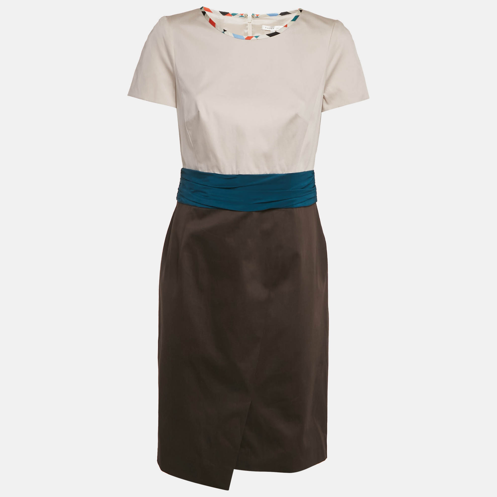 Pre Owned Paule Ka Multicolor Cotton Short Dress M