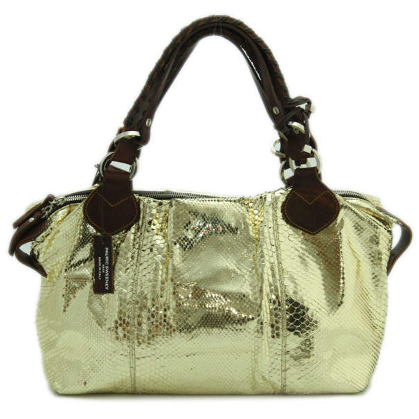 Pauric Sweeney Tote Multi-Colour Patent Python