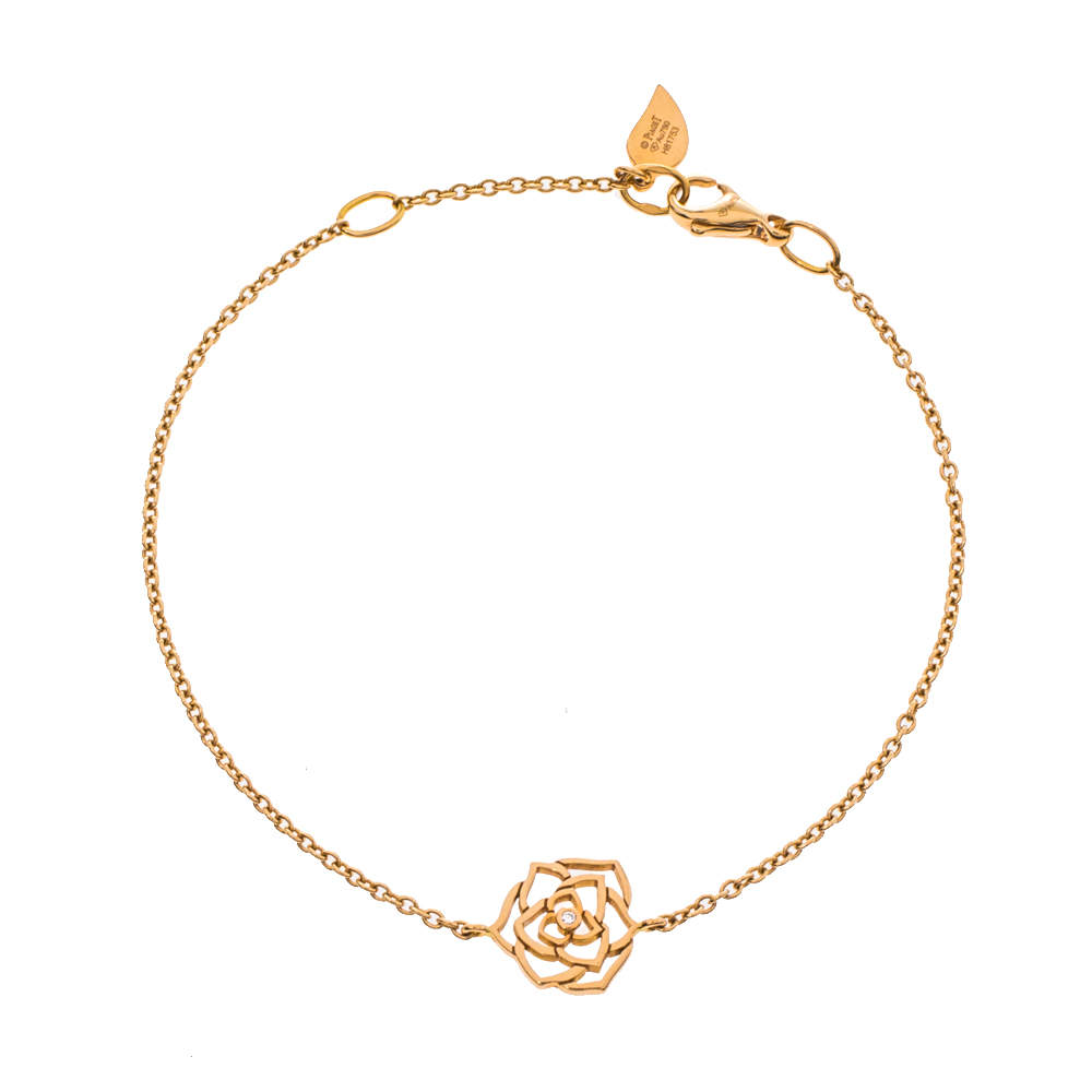 Pre Owned Piaget Rose Diamond 18K Rose Gold Bracelet