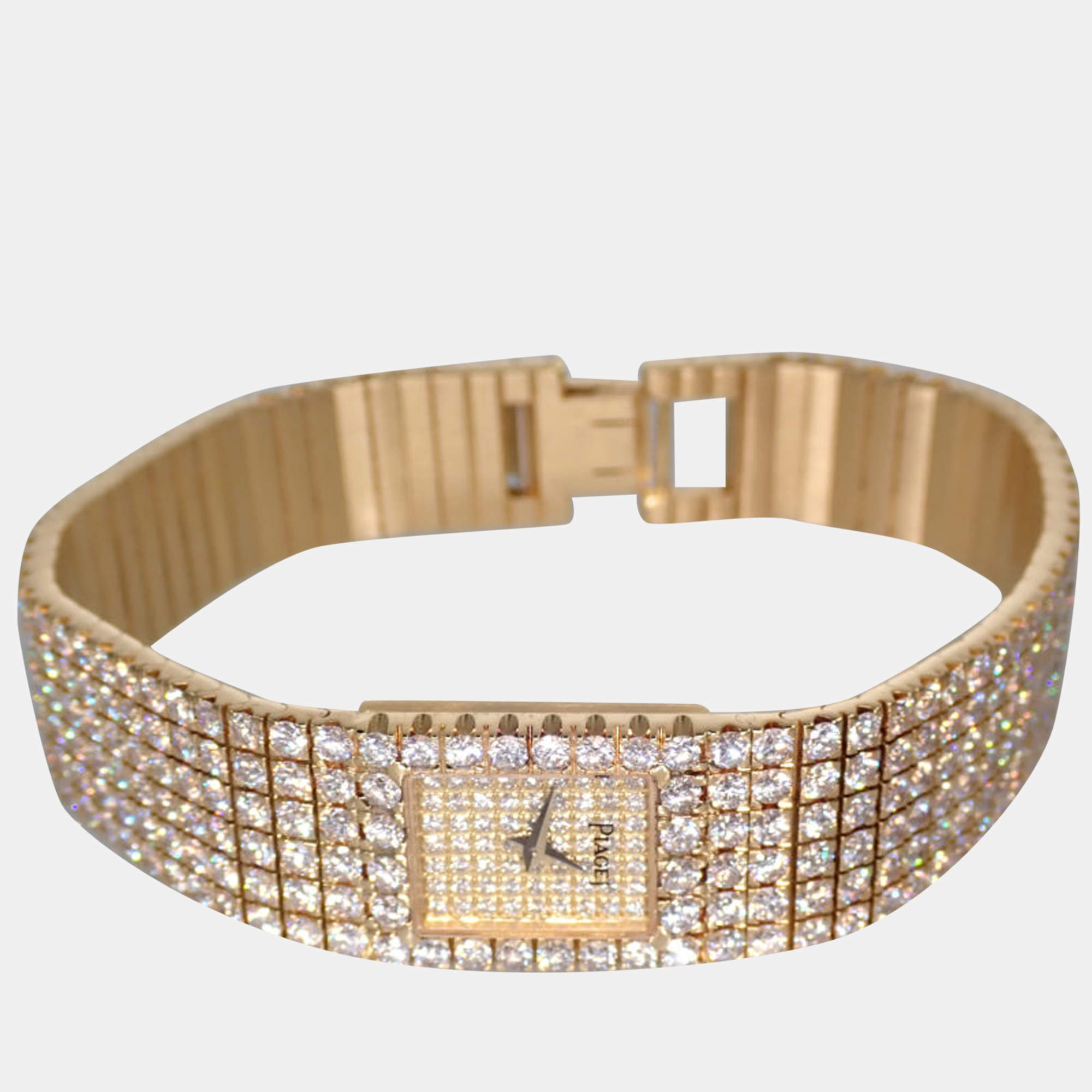 Rare Louis Vuitton 18K White Gold Diamond Sapphire Paris 34mm