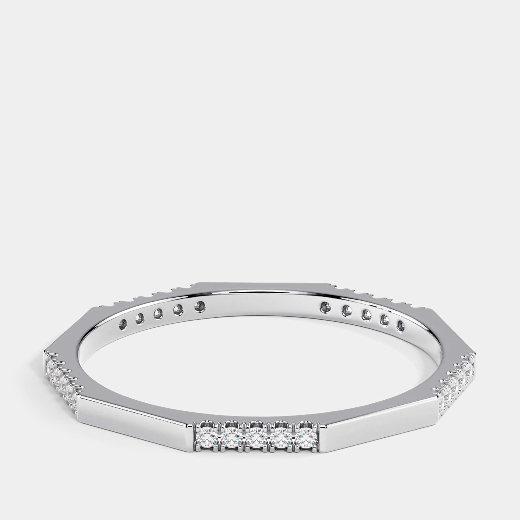 Place Vendome Ring Vendome VIII S 0.12 Carat White Gold Size 54