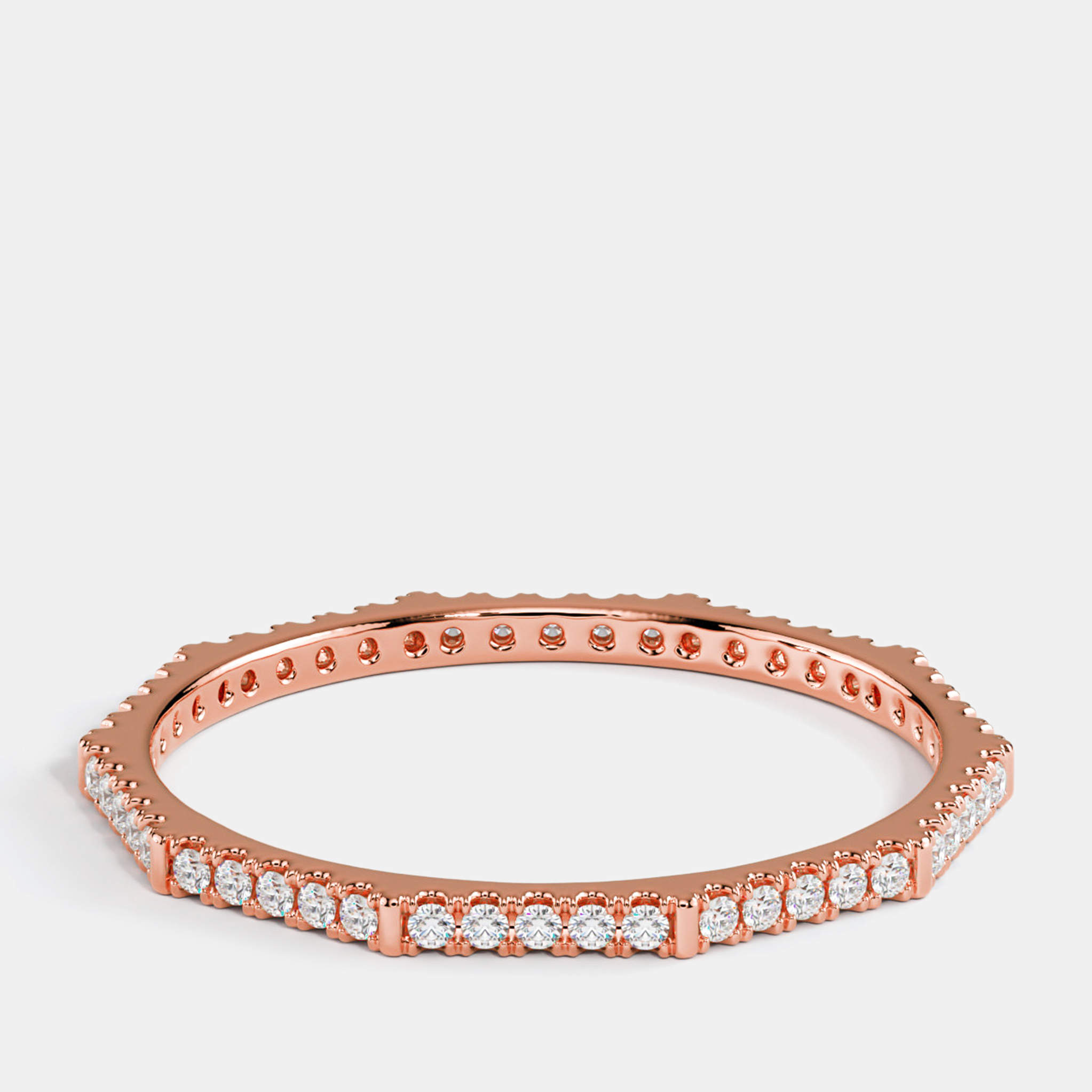 Pre Owned Place Vendome Ring Vendome VIII S 0.25 Carat Pink Gold Size 53