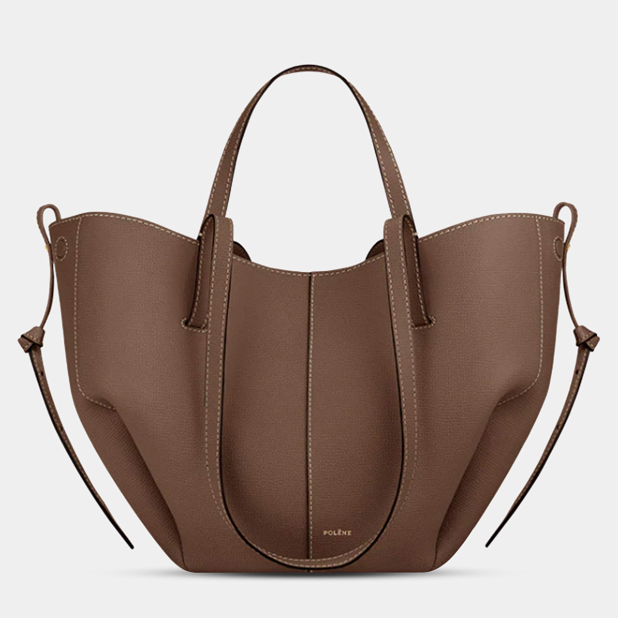 Pre Owned حقيبة كتف بولين سيم ميني من جلد العجل المحبب بإصدار روت