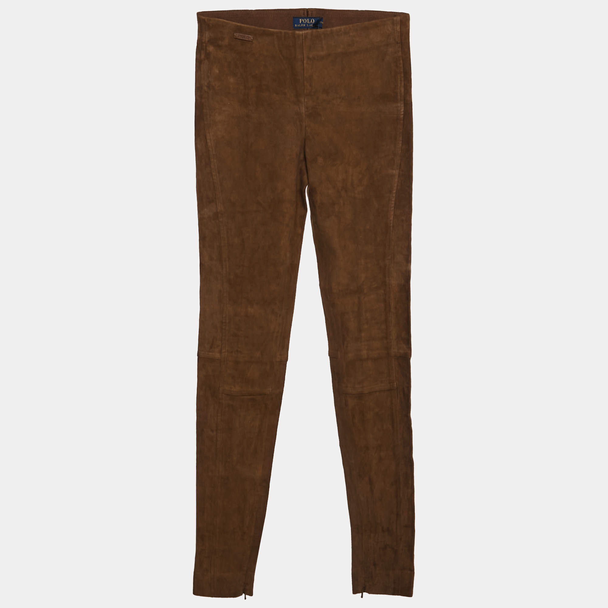 Polo Ralph Lauren Brown Suede Saxony Pants XS