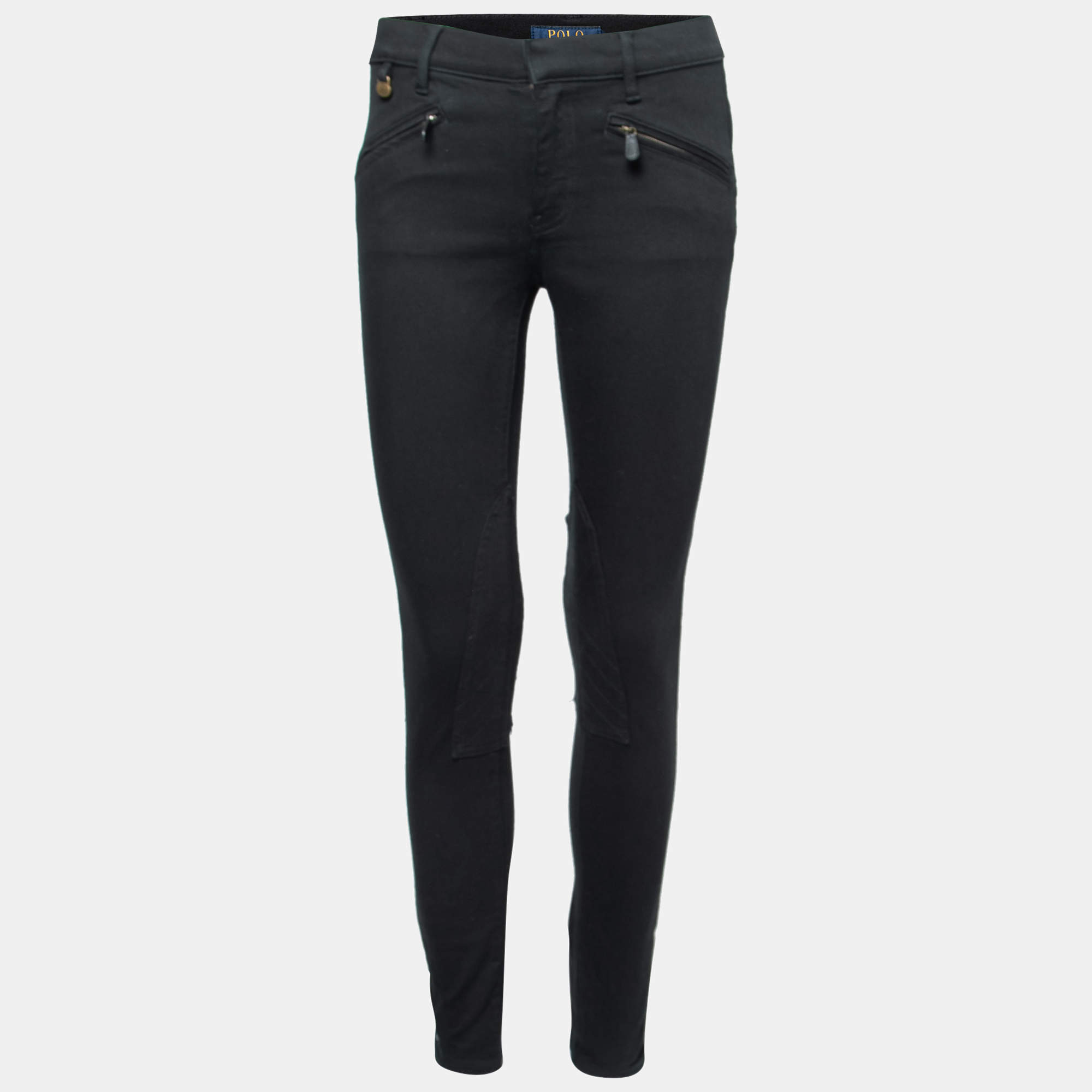 Pre Owned Polo Ralph Lauren Black Denim Jeans M Waist 28"
