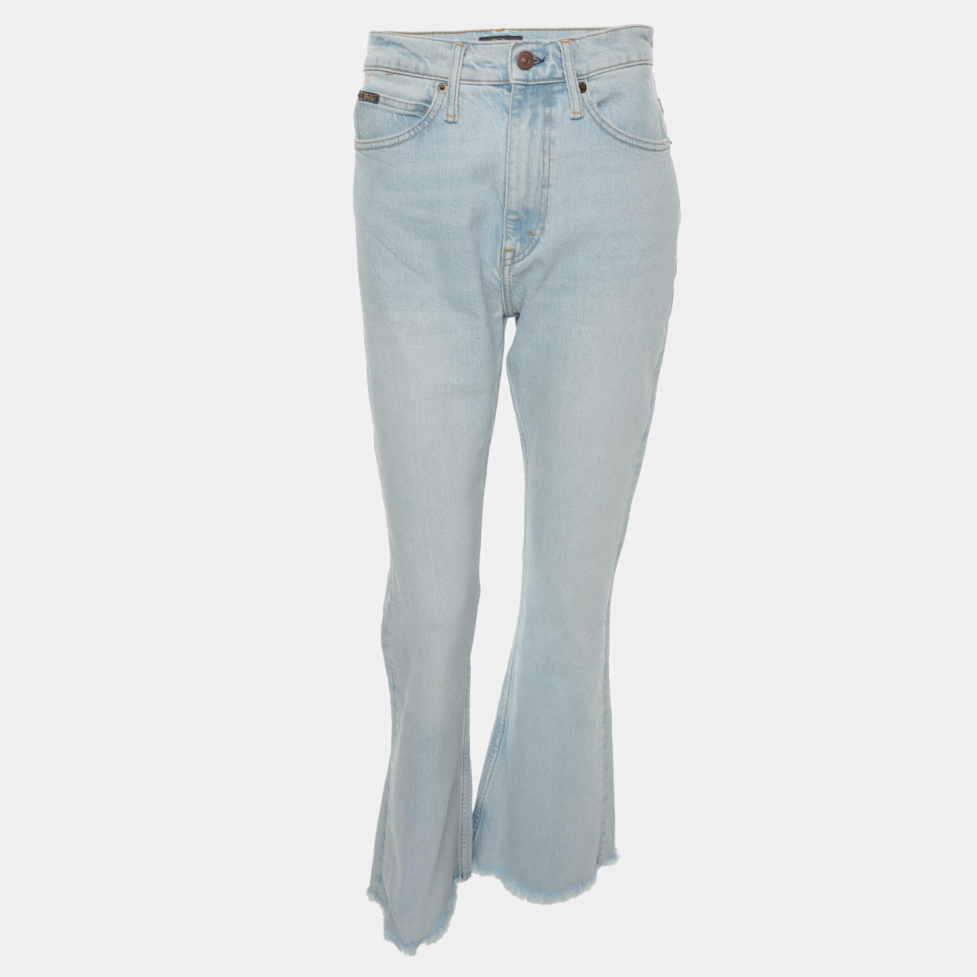 Pre Owned Polo Ralph Lauren Light Blue Wash Denim Jeans S