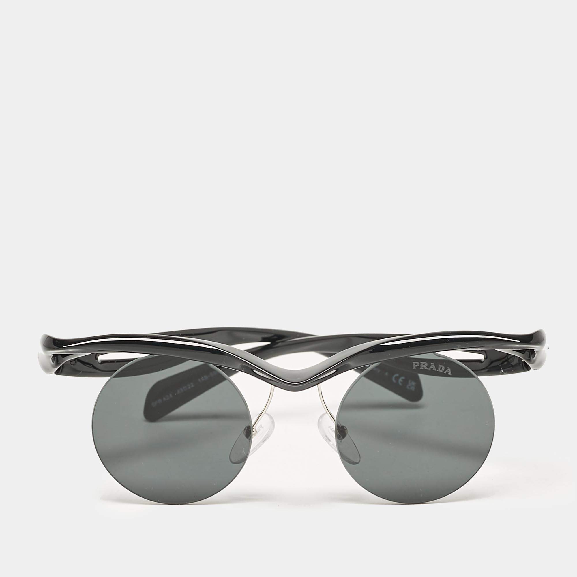 Prada Black SPRA24 Morph Round Sunglasses