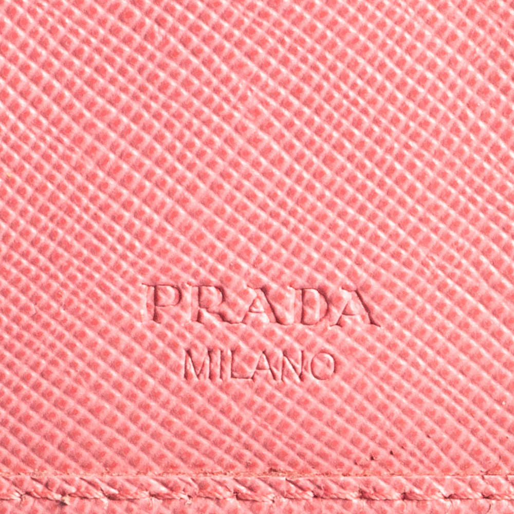 Prada Saffiano Lux Boston Bag Pink Cloth ref.868319 - Joli Closet