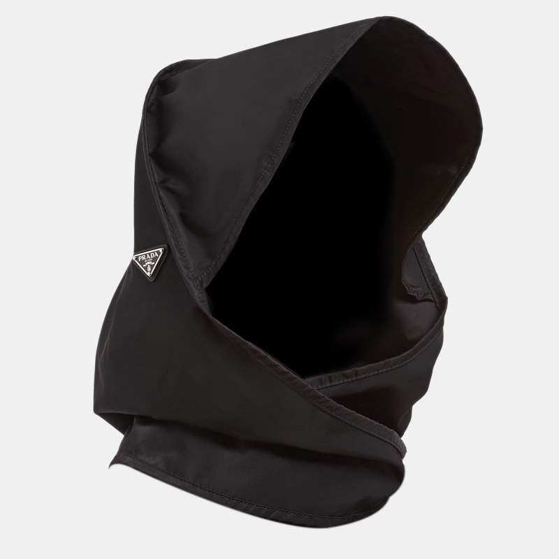 Prada Black Re-Nylon Trapper Hat
