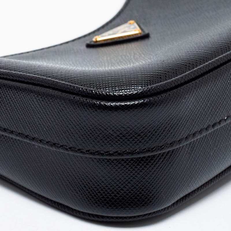 Prada Saffiano Cuir Leather Monochrome Tote (SHF-22650) – LuxeDH