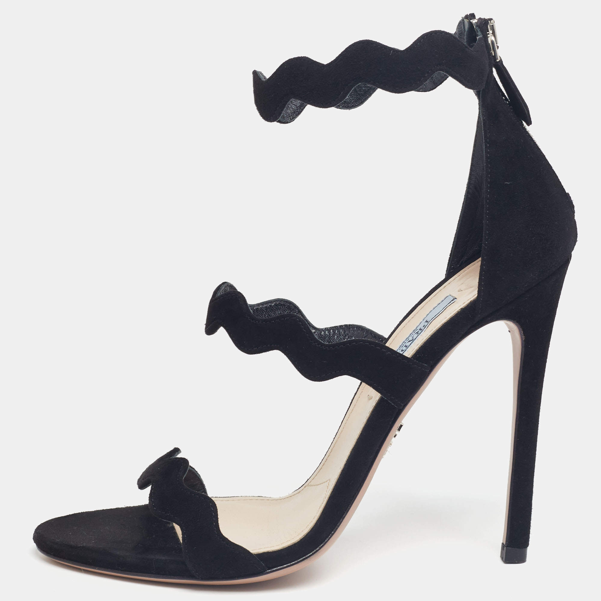 Prada scalloped outlet heels