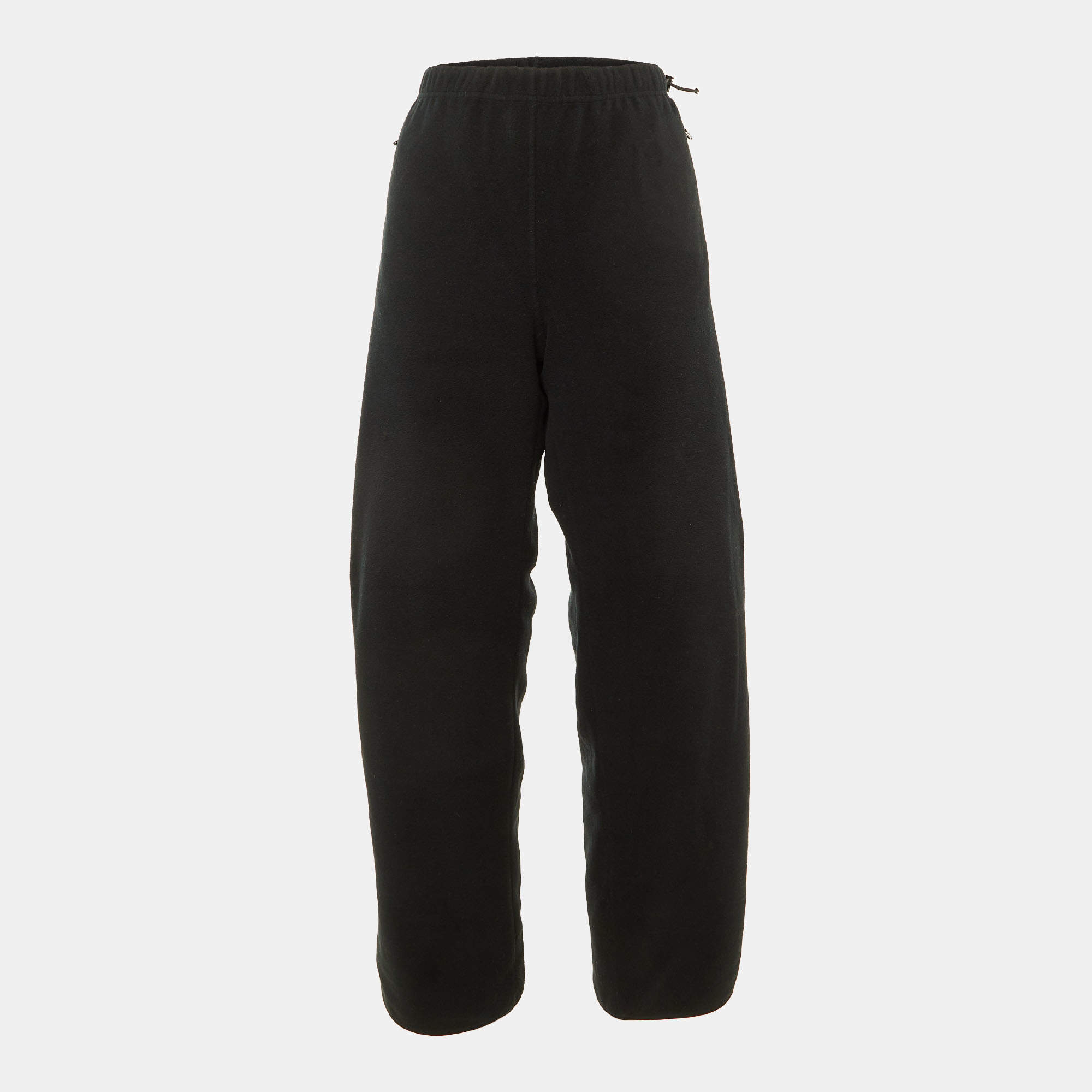 Pre Owned Prada Sport Black Fleece Track Pants XL
