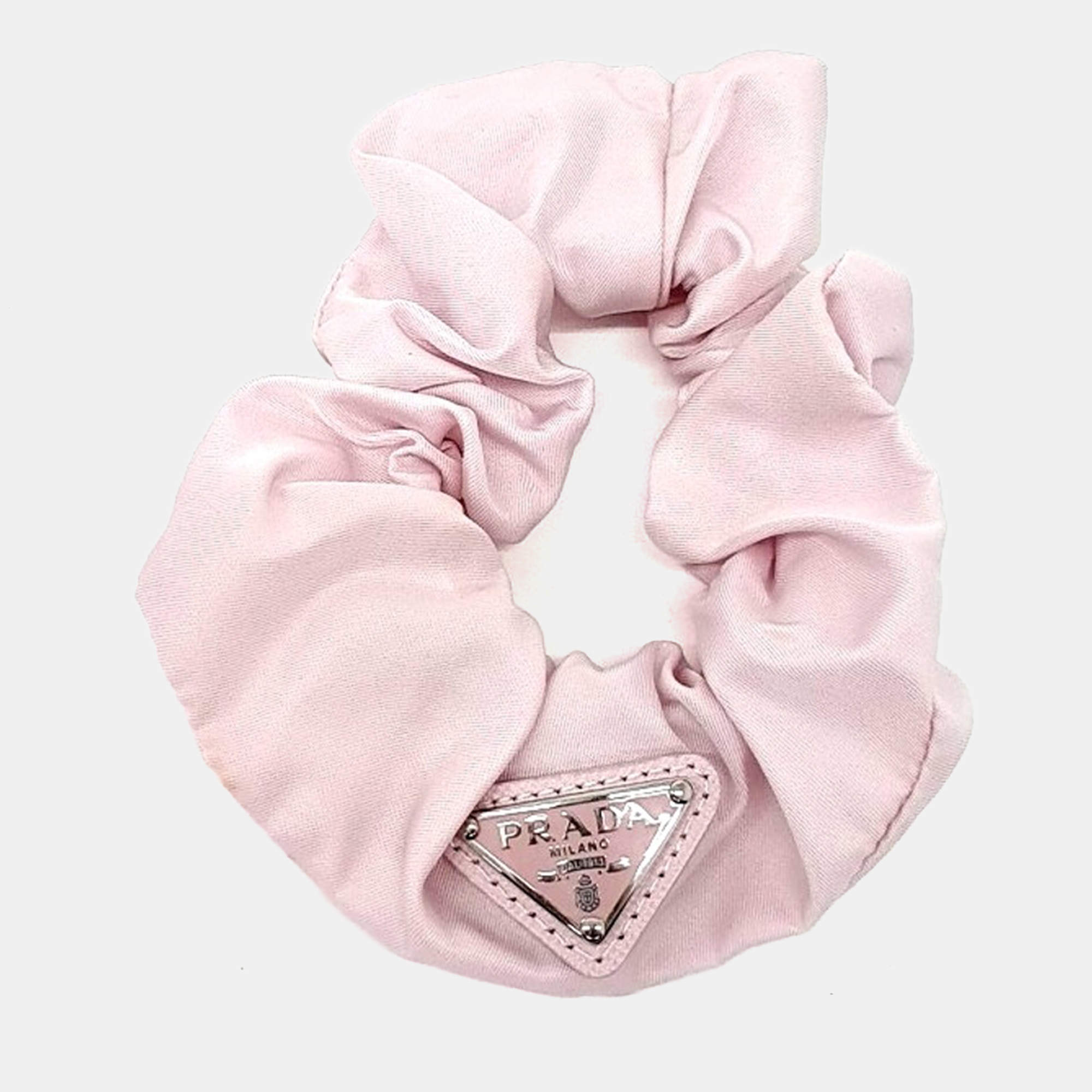 Pre Owned Prada Pink Re-Nylon Hairband