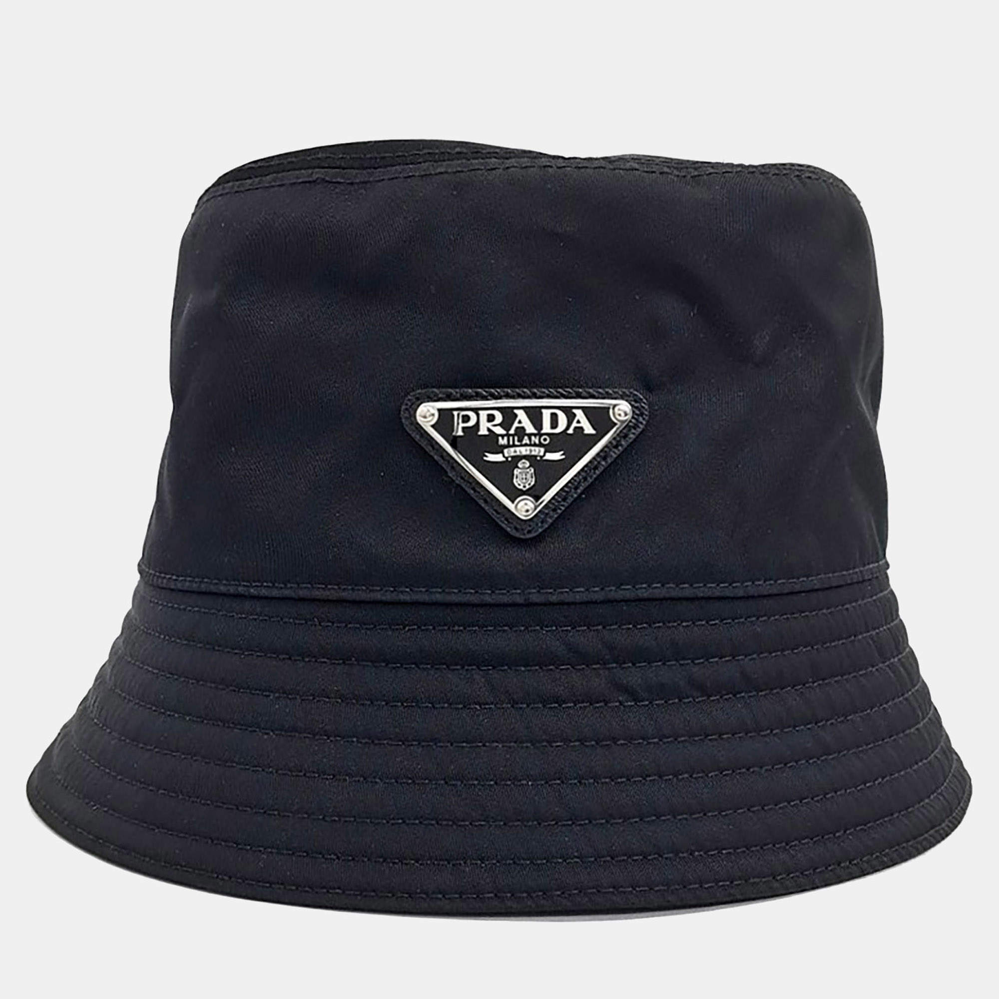 Pre Owned Prada Re-Nylon Bucket Hat