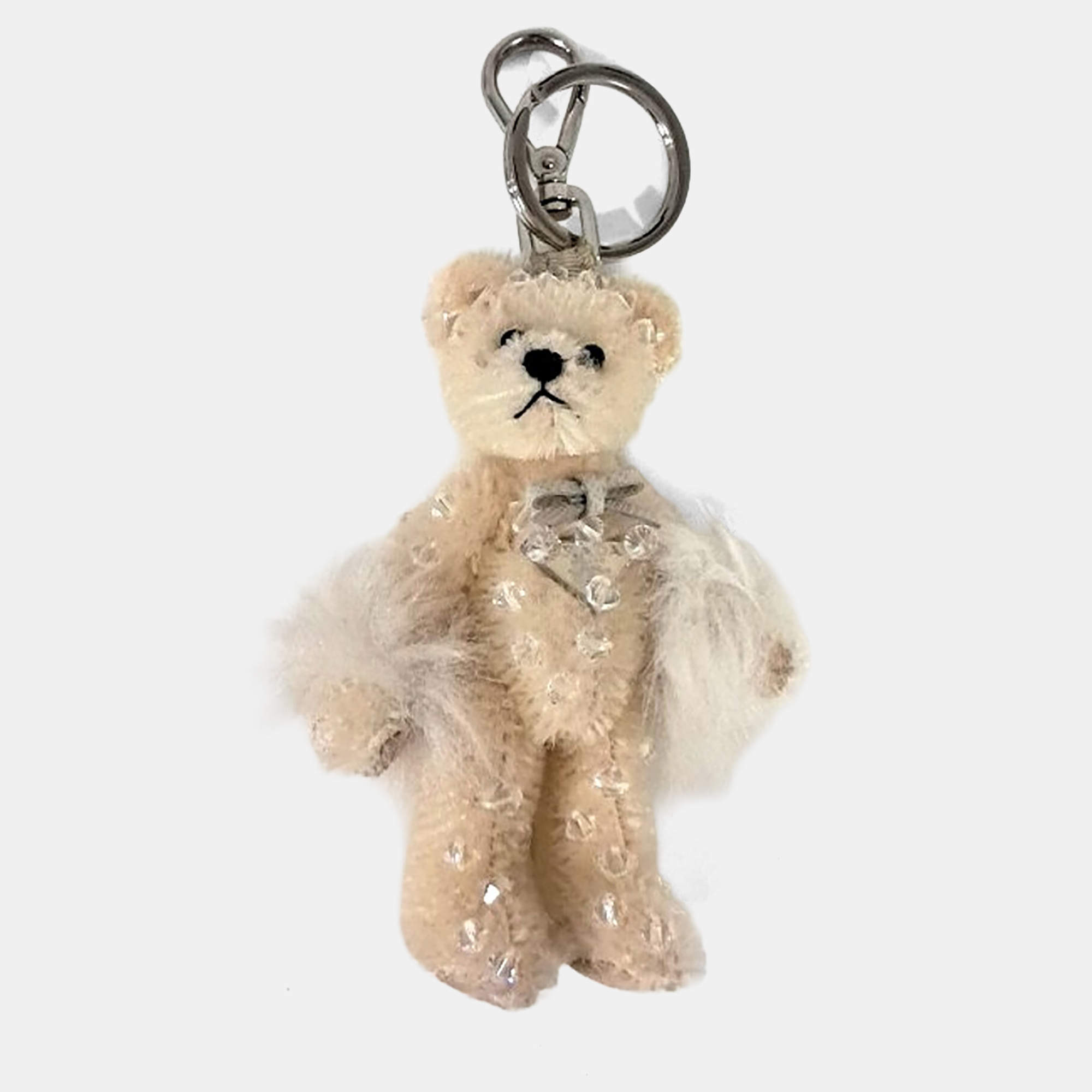 مملوكة مسبقًا Prada Teddy Bear Keyring And Bag Charm
