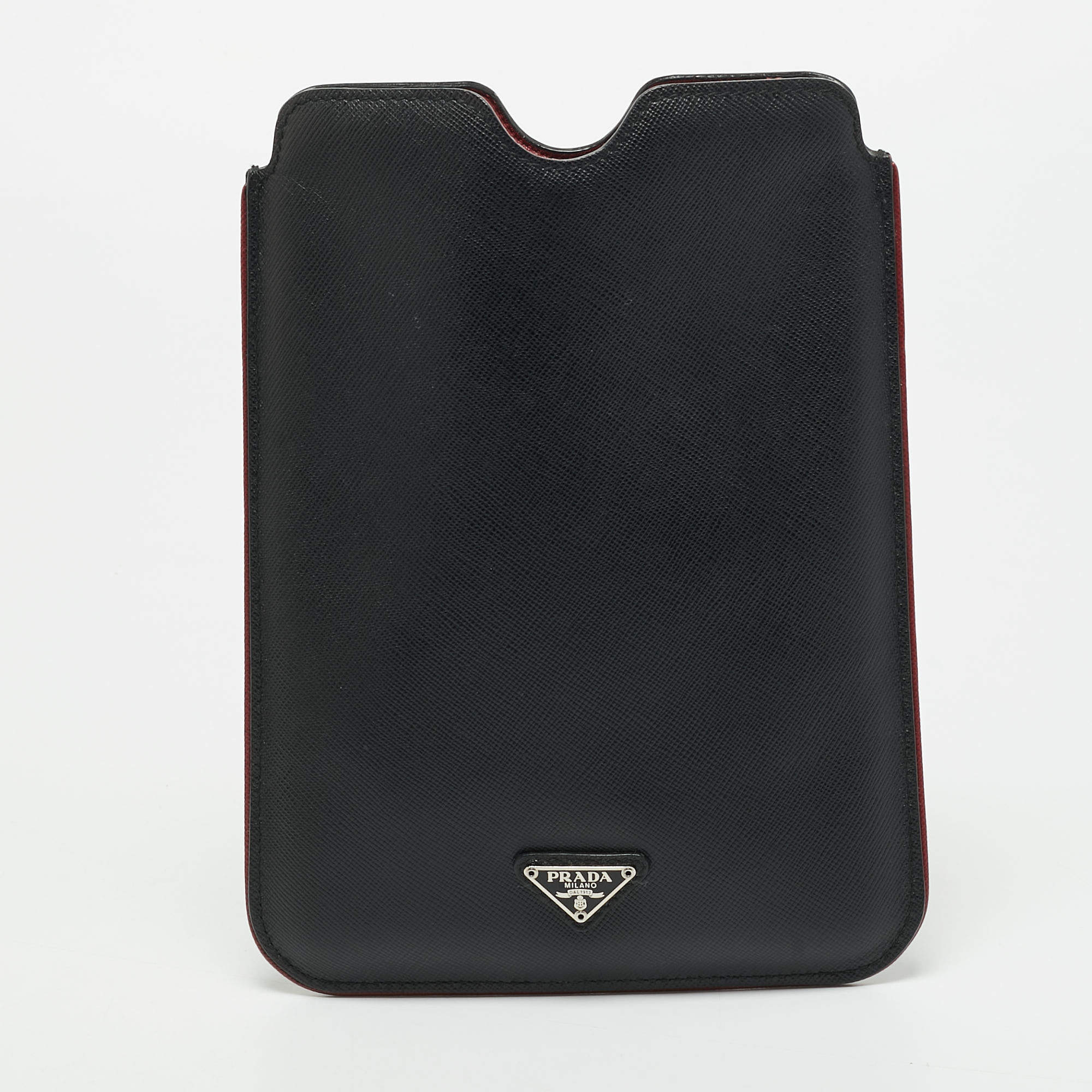 Prada Pink Saffiano Triang Leather Iphone 13 Pro Max Case Prada | TLC
